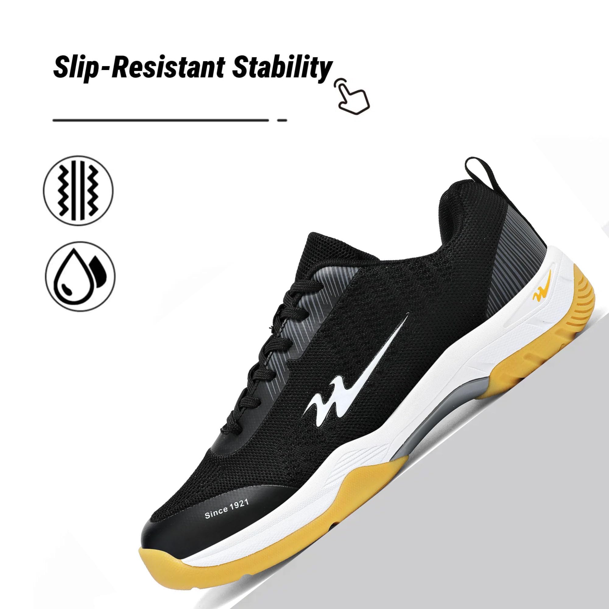 Tenis - Bádminton - Pickleball - Zapatos Unisex Antideslizantes de Pickleball y Tenis | Zapatos de Pista Ligeros y Transpirables para Hombres y Mujeres