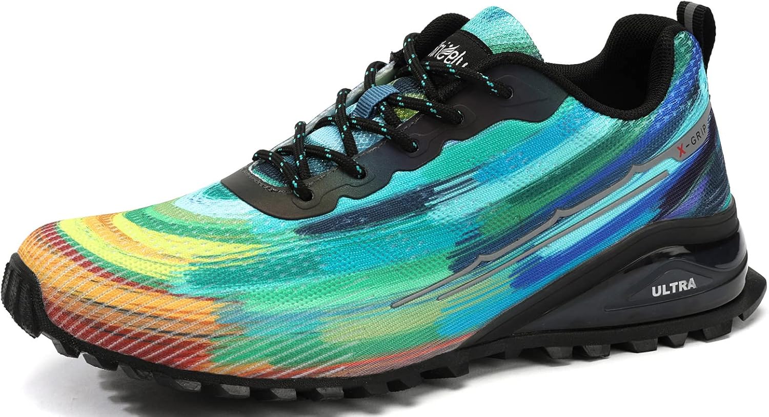 Zapatillas de moda para hombre, ligeras, transpirables, antideslizantes, para caminar, tenis, entrenamiento cruzado, para correr en senderos