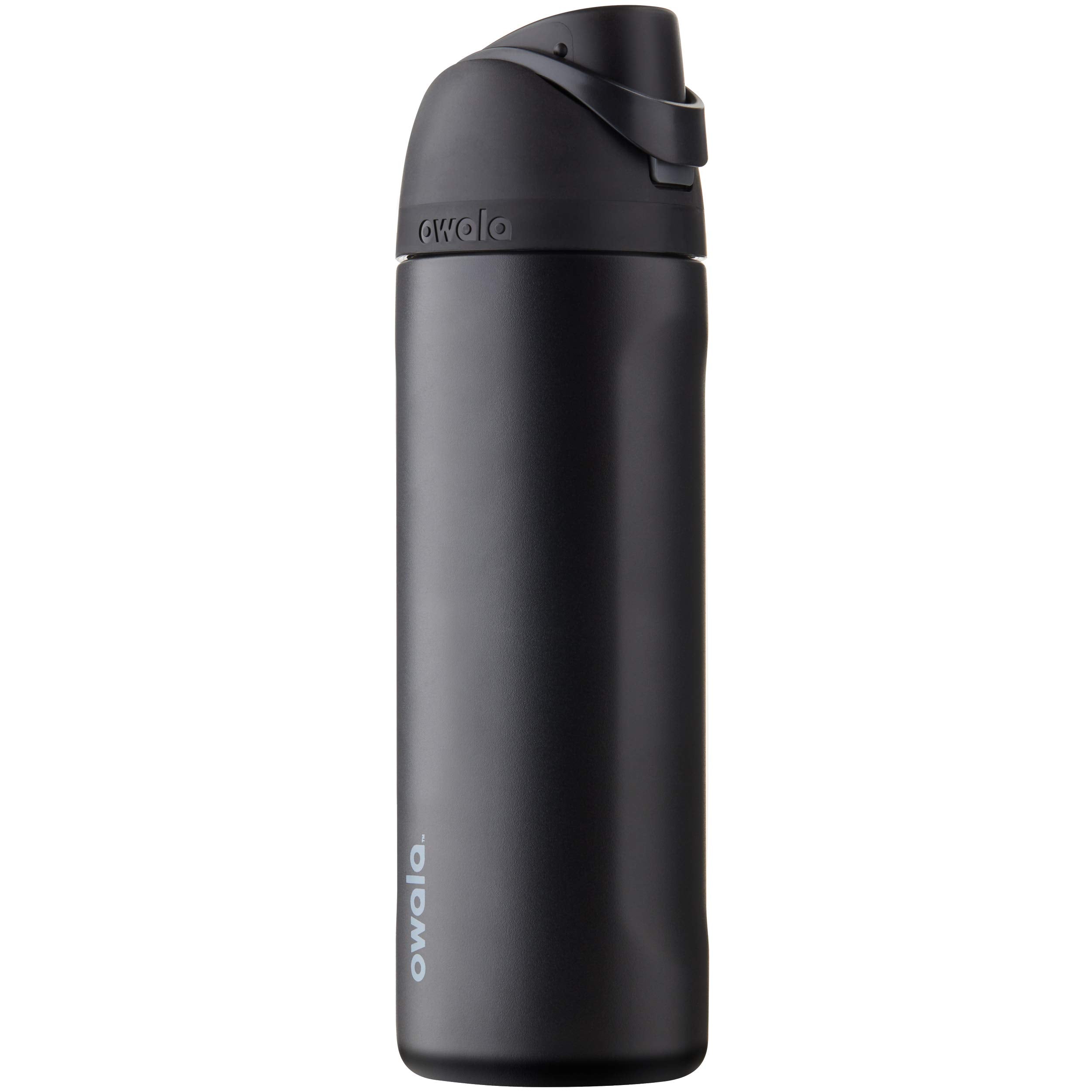Owala FreeSip - Botella de agua aislada de acero inoxidable con popote para deportes, viajes y escuela, botella de agua deportiva sin BPA, 24 onzas, tropical