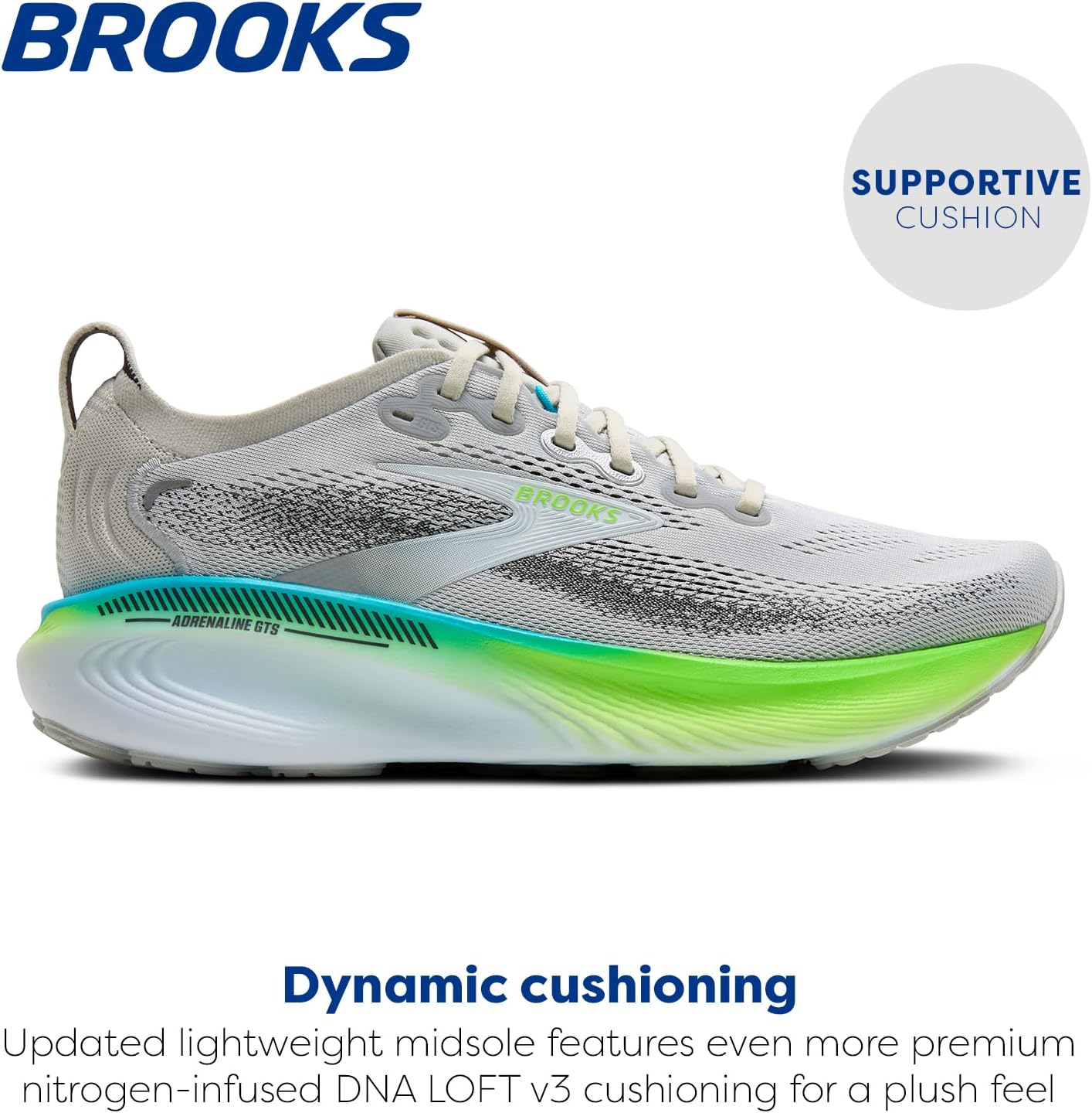 Brooks Men’s Adrenaline GTS 25 Supportive Running & Walking Shoe