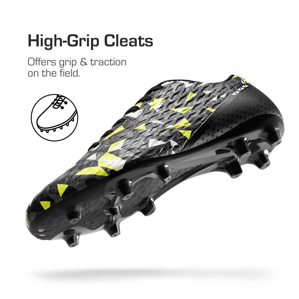 DREAM PAIRS Zapatos de fútbol para hombre, zapatos de fútbol para adultos, con cordones, firmes, atléticos, para entrenamiento al aire libre, zapatos de fútbol
