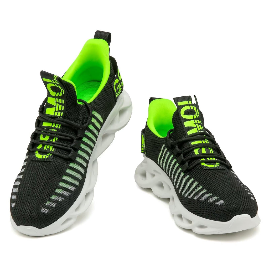 GSLMOLN Zapatos casuales para caminar para hombre, antideslizantes, transpirables, cómodos, para trabajo, gimnasio, correr, tenis, entrenamiento cruzado