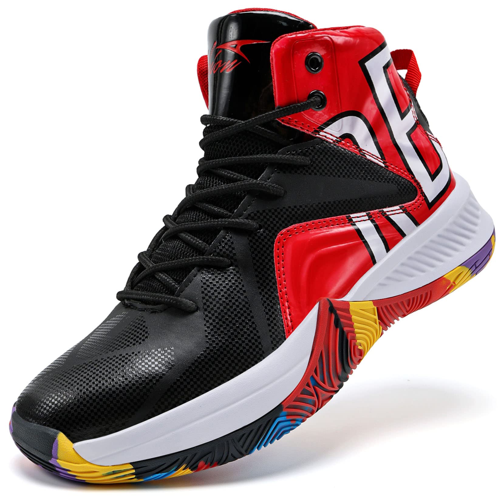 ASHION Zapatos de baloncesto ligeros para hombre
