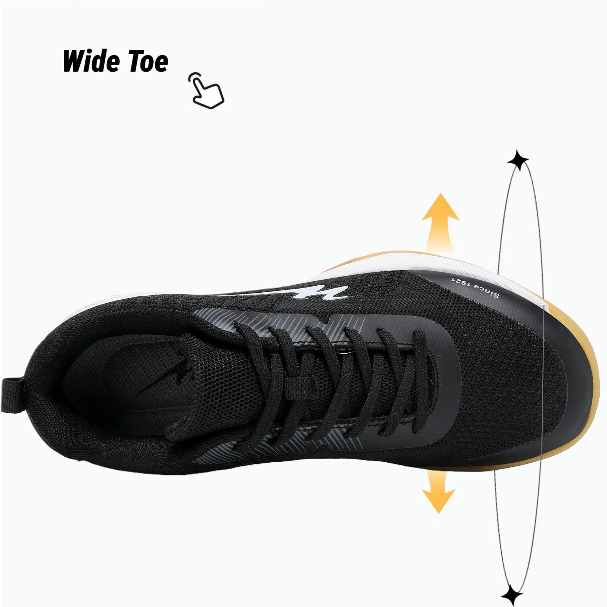 Tenis - Bádminton - Pickleball - Zapatos Unisex Antideslizantes de Pickleball y Tenis | Zapatos de Pista Ligeros y Transpirables para Hombres y Mujeres