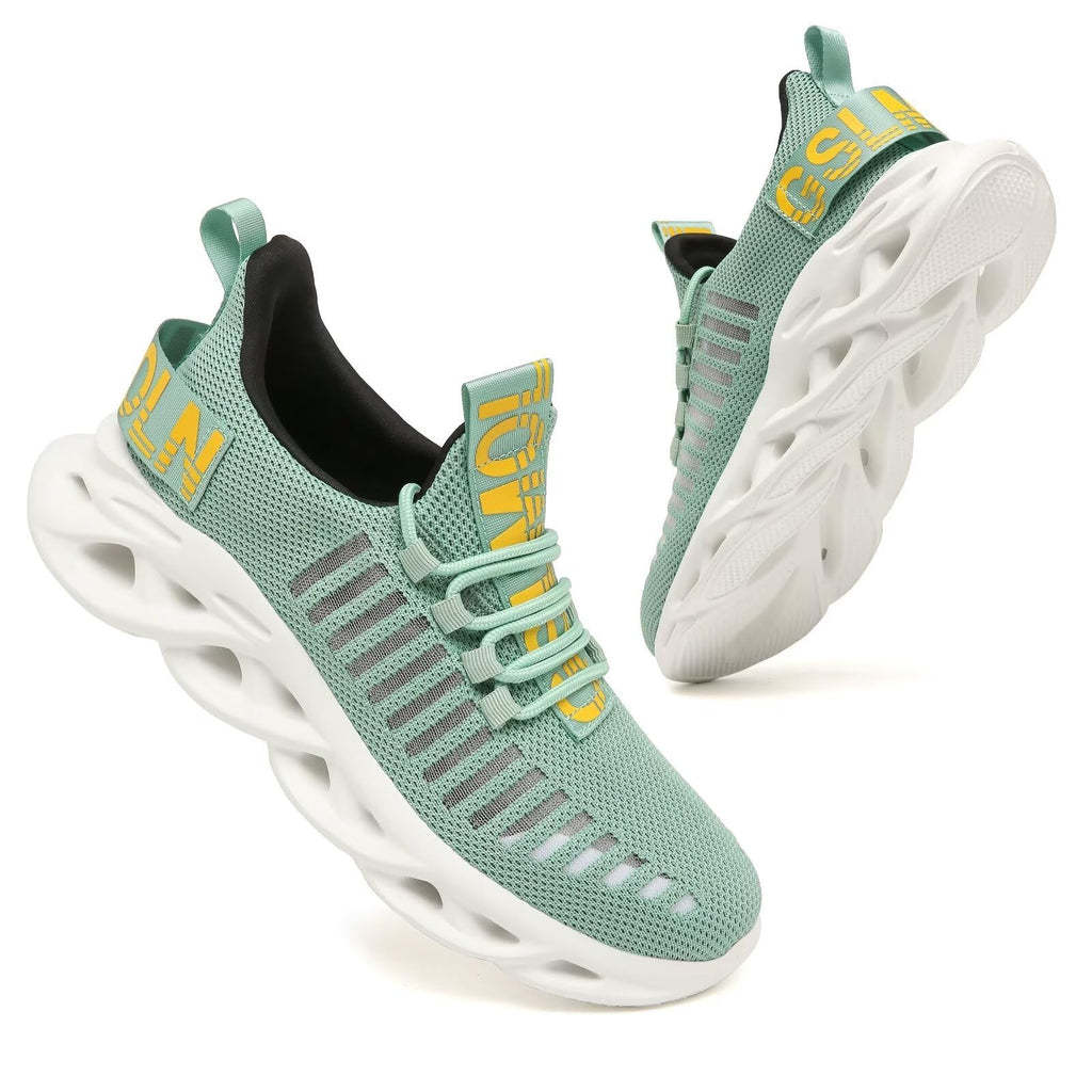 GSLMOLN Zapatos casuales para caminar para hombre, antideslizantes, transpirables, cómodos, para trabajo, gimnasio, correr, tenis, entrenamiento cruzado