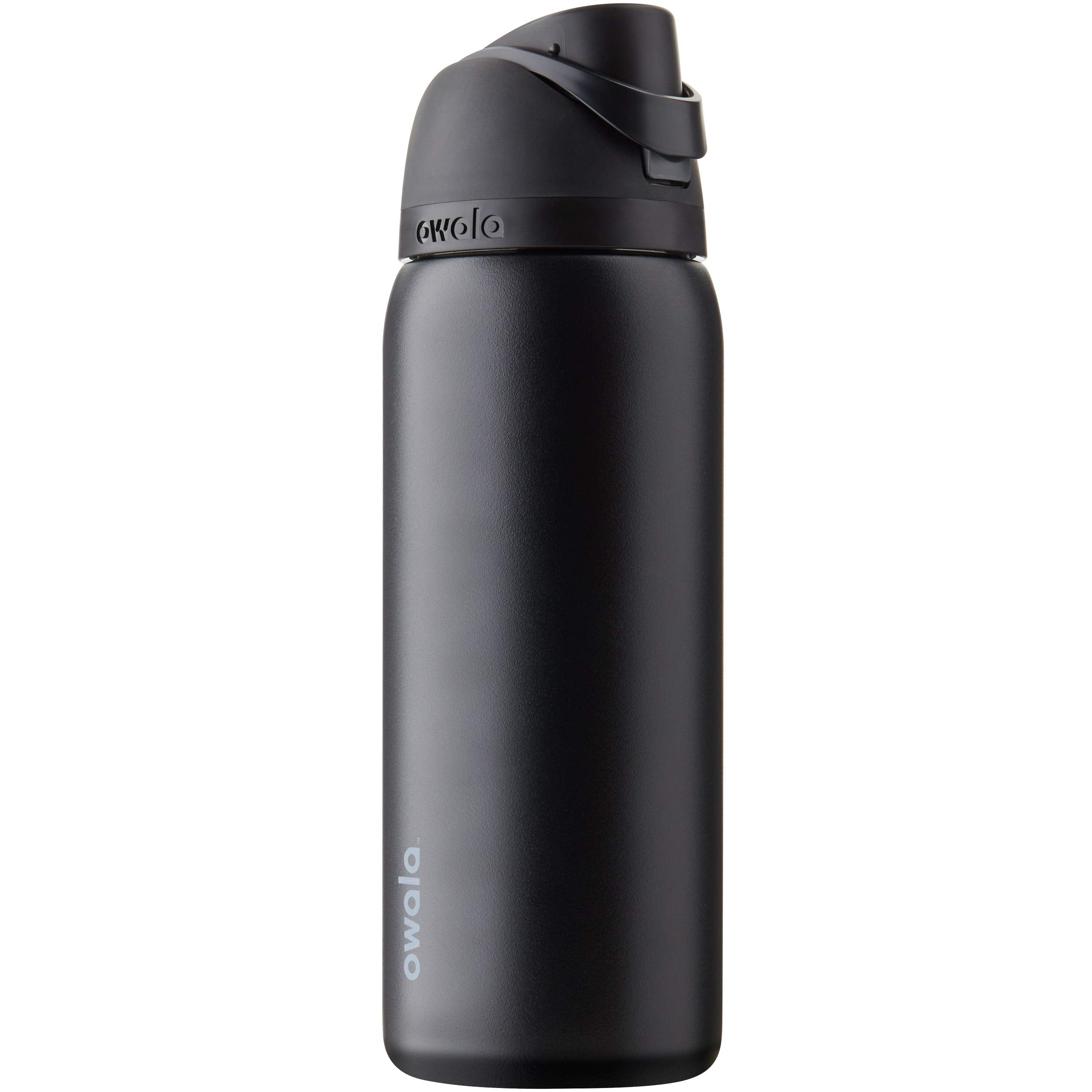 Owala FreeSip - Botella de agua aislada de acero inoxidable con popote para deportes, viajes y escuela, botella de agua deportiva sin BPA, 24 onzas, tropical
