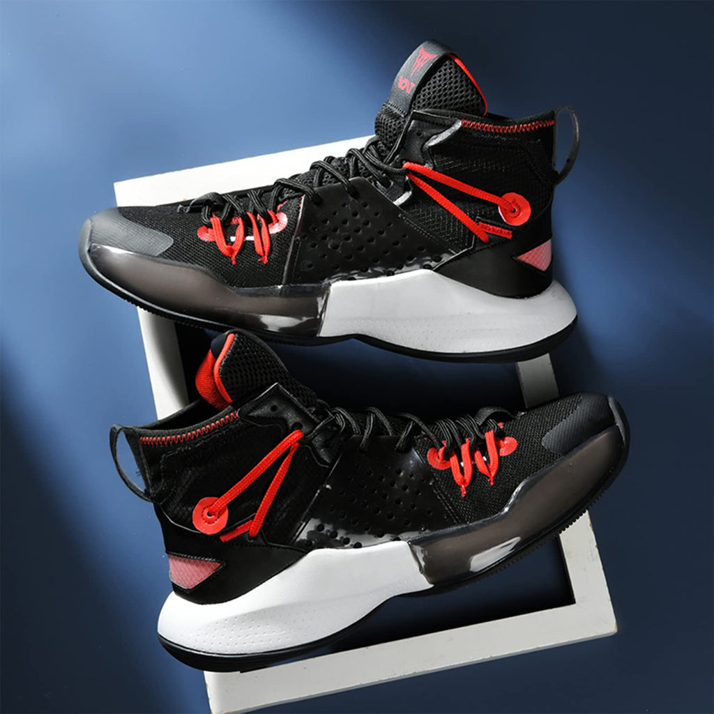Zapatillas de baloncesto de caña alta para hombre, deportivas, de moda, antideslizantes, para correr y entrenamiento