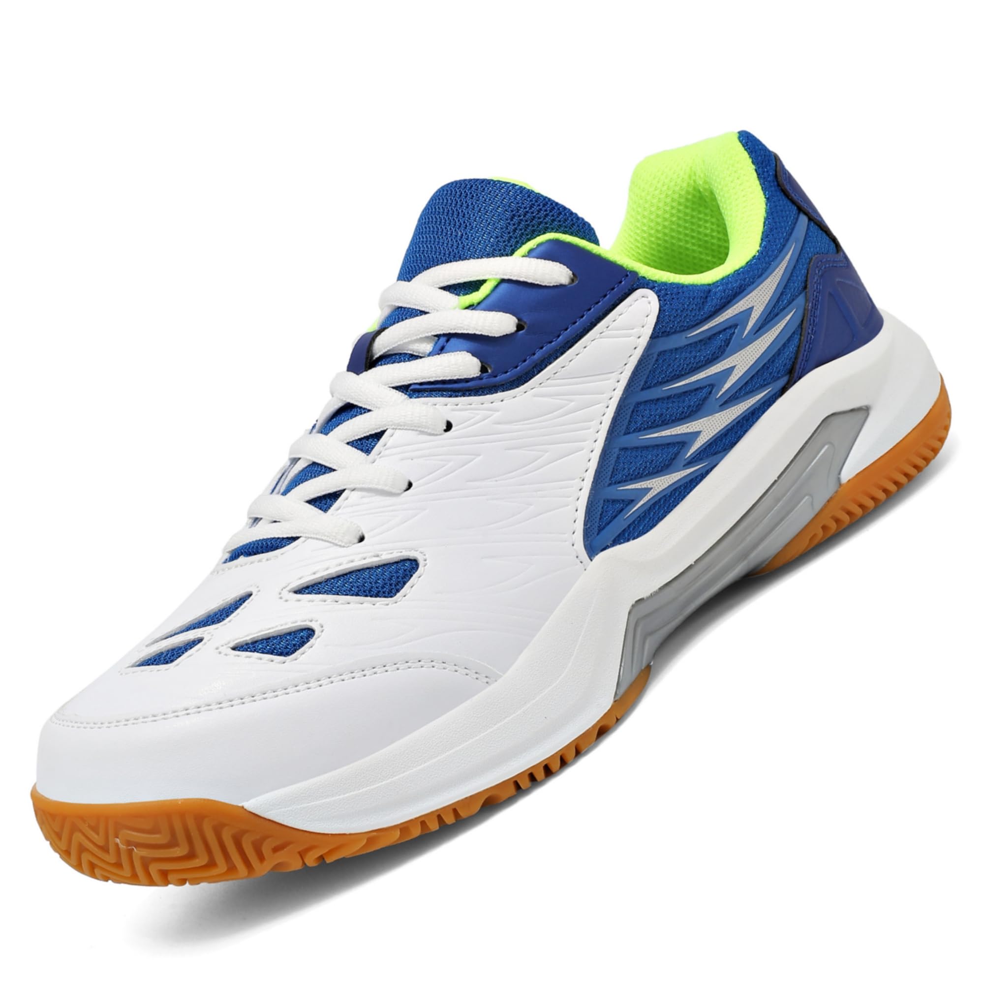 Zapatos de pickleball para hombre, tenis y raquetbol, antideslizantes, transpirables, acolchados
