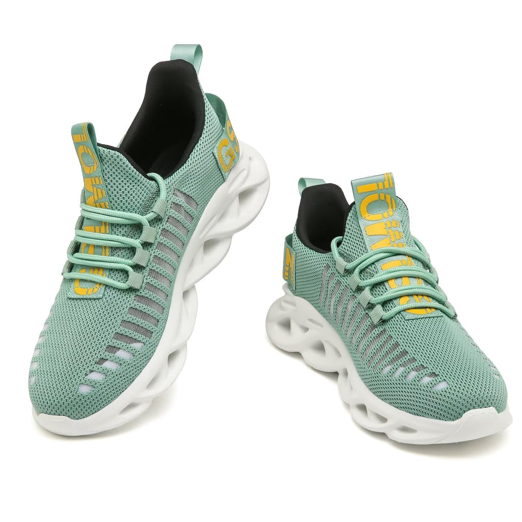 GSLMOLN Zapatos casuales para caminar para hombre, antideslizantes, transpirables, cómodos, para trabajo, gimnasio, correr, tenis, entrenamiento cruzado