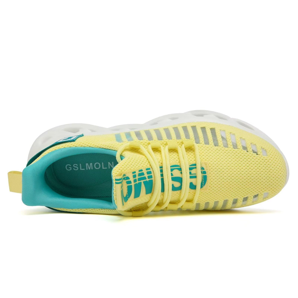 GSLMOLN Zapatos casuales para caminar para hombre, antideslizantes, transpirables, cómodos, para trabajo, gimnasio, correr, tenis, entrenamiento cruzado