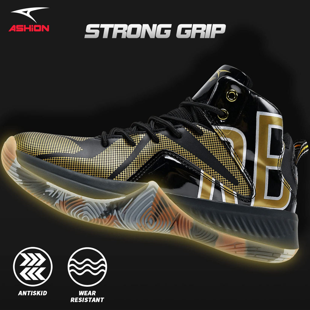 ASHION Zapatos de baloncesto ligeros para hombre