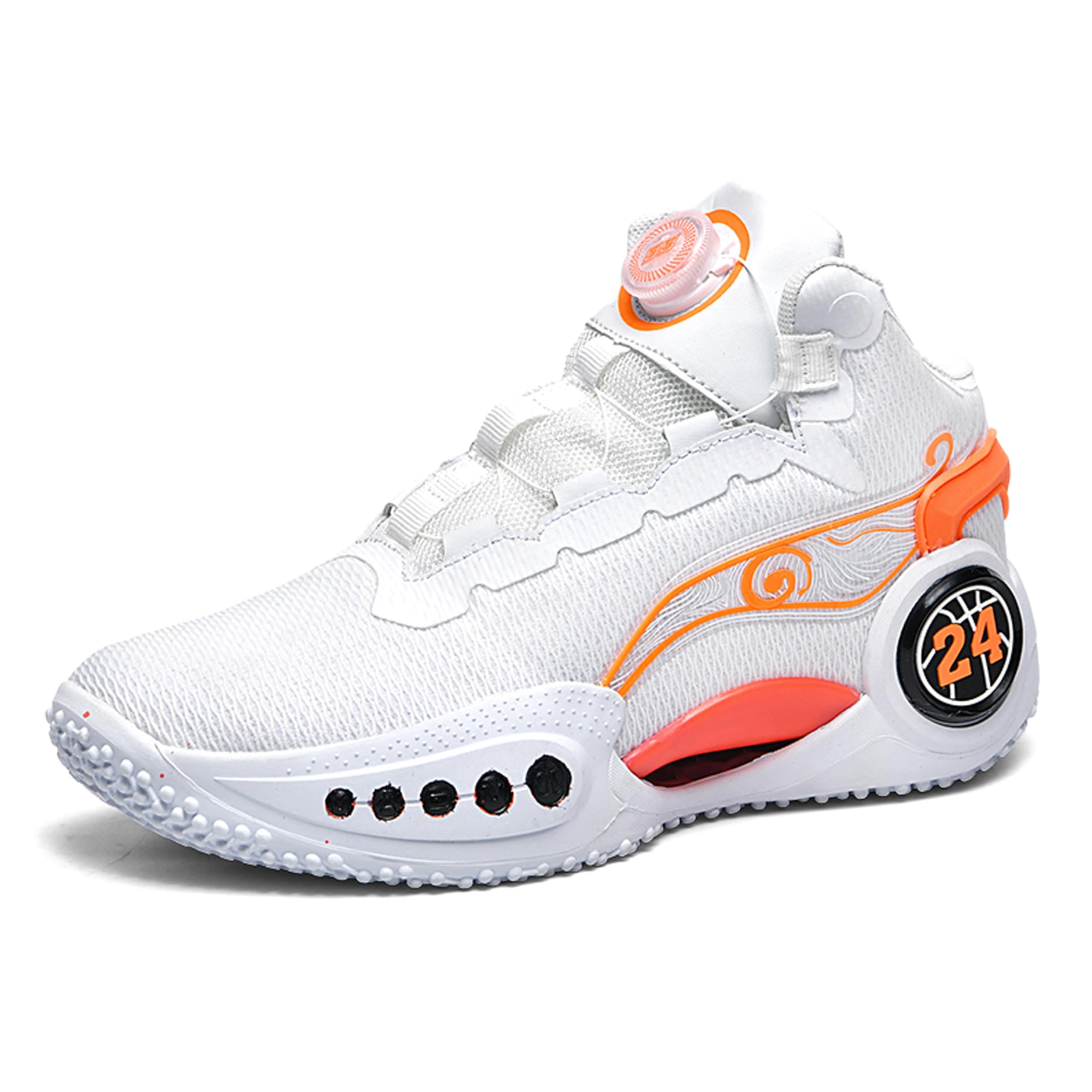 Zapatos de baloncesto de caña alta para hombre con suelas antideslizantes y resistentes al desgaste, zapatos para correr con diseño de graffiti, zapatos deportivos de moda