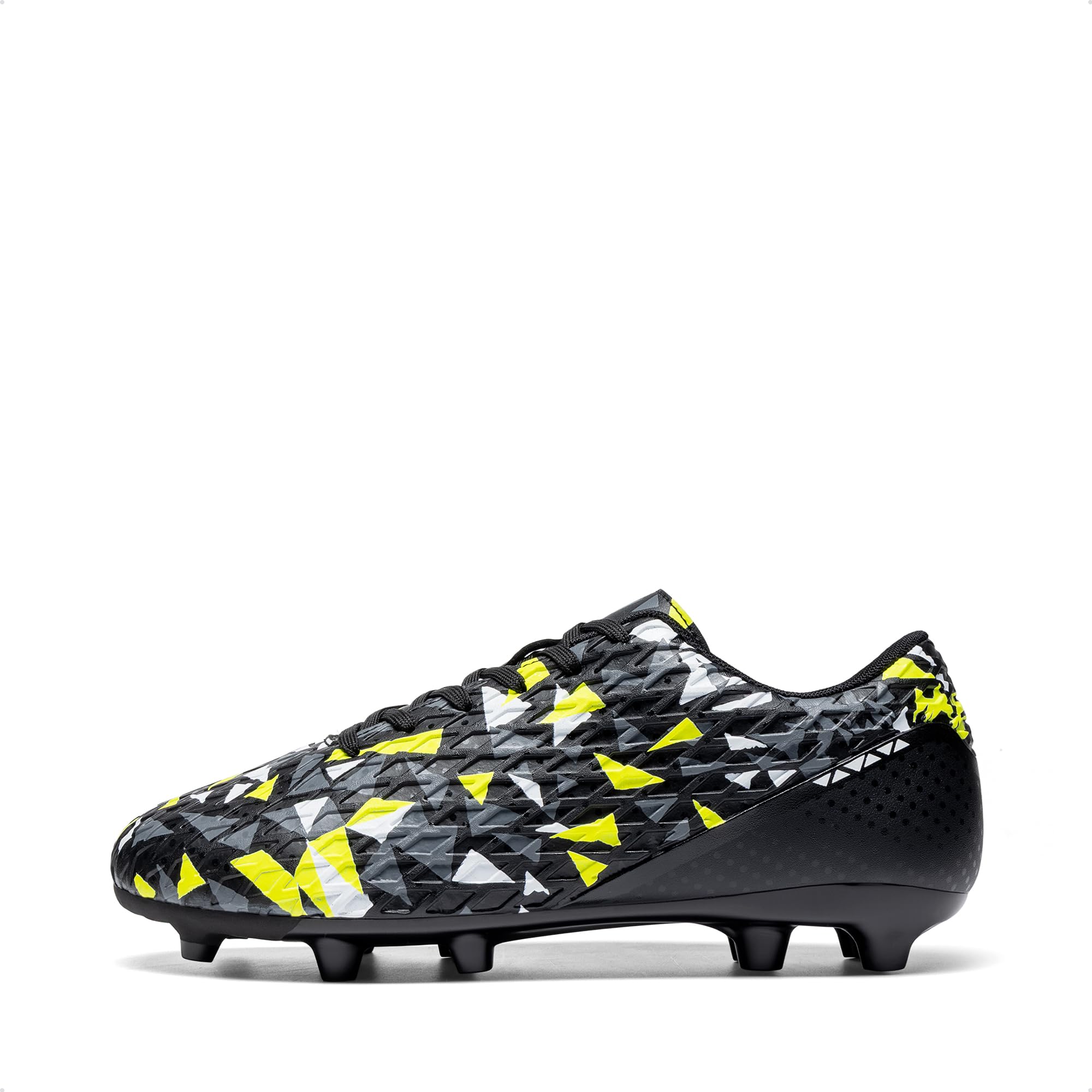 DREAM PAIRS Zapatos de fútbol para hombre, zapatos de fútbol para adultos, con cordones, firmes, atléticos, para entrenamiento al aire libre, zapatos de fútbol