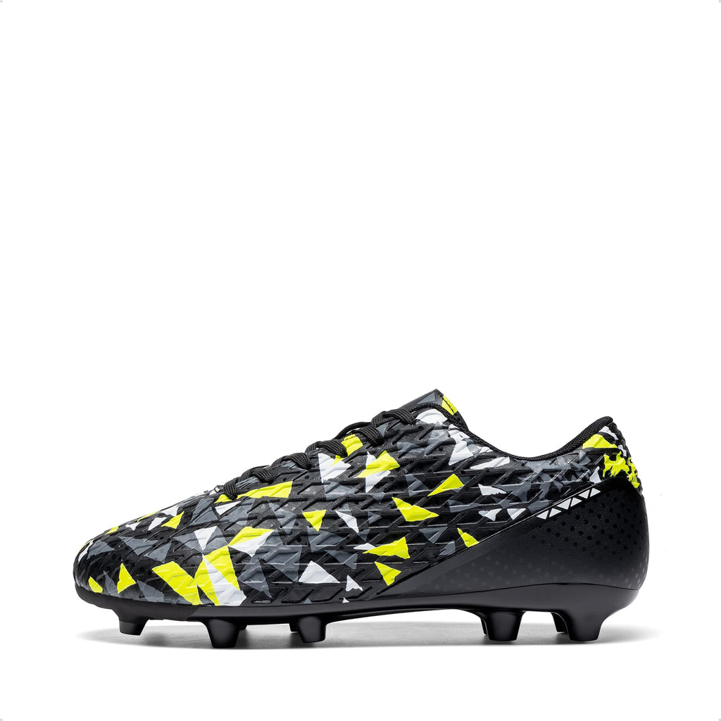 DREAM PAIRS Zapatos de fútbol para hombre, zapatos de fútbol para adultos, con cordones, firmes, atléticos, para entrenamiento al aire libre, zapatos de fútbol