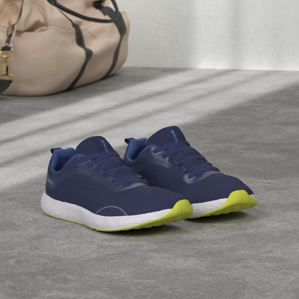 WHITIN: Zapatillas para correr Zero Drop para hombre + Caja de puntera ancha