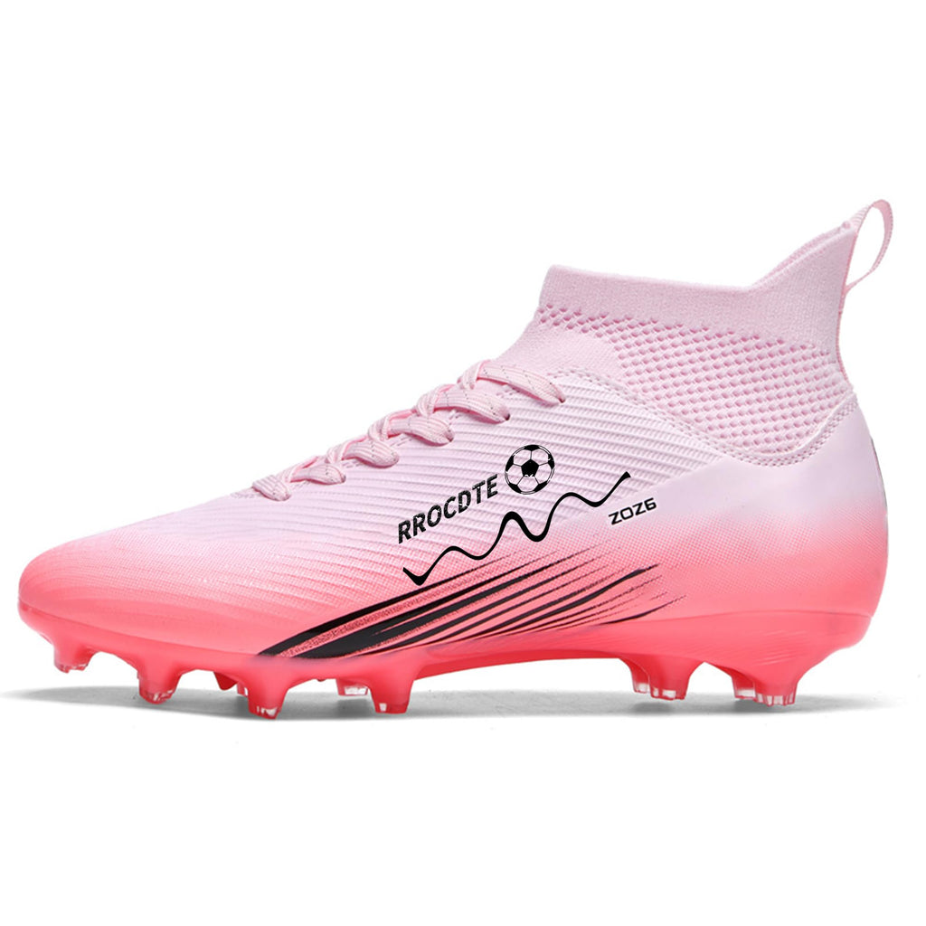 Zapatos de fútbol para hombre y mujer de caña alta AG Long Spikes Students Game Sports Training Football Cleats