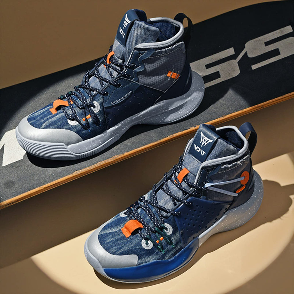 Zapatillas de baloncesto de caña alta para hombre, deportivas, de moda, antideslizantes, para correr y entrenamiento