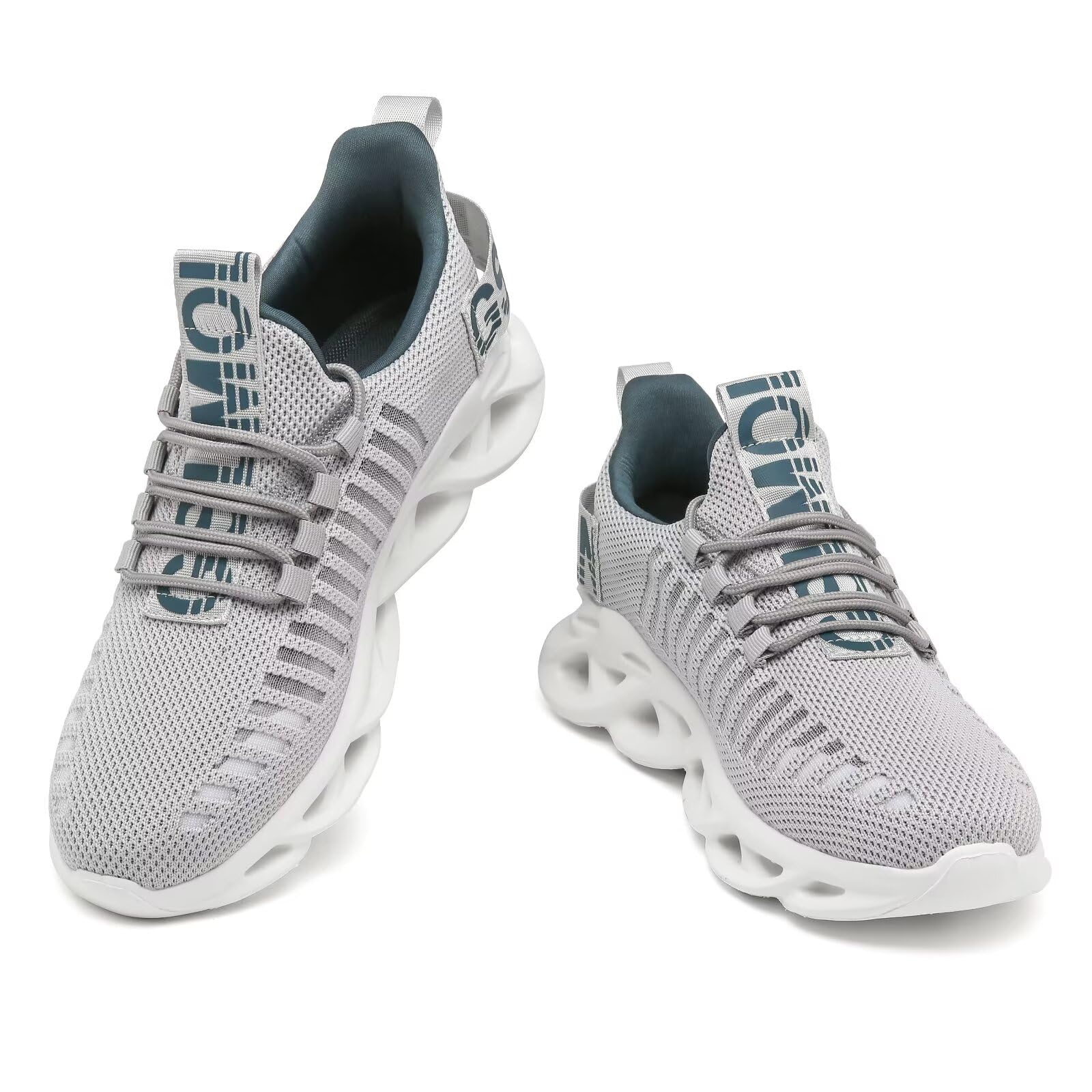 GSLMOLN Zapatos casuales para caminar para hombre, antideslizantes, transpirables, cómodos, para trabajo, gimnasio, correr, tenis, entrenamiento cruzado