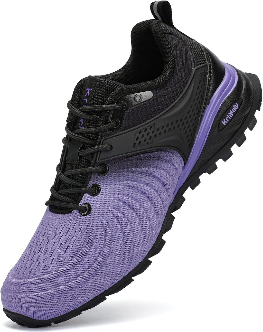 Kricely - Zapatos de caminar para hombre, transpirables, ligeros, de moda, antideslizantes, para deporte, gimnasio, trote y senderismo