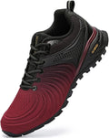 Kricely - Zapatos de caminar para hombre, transpirables, ligeros, de moda, antideslizantes, para deporte, gimnasio, trote y senderismo