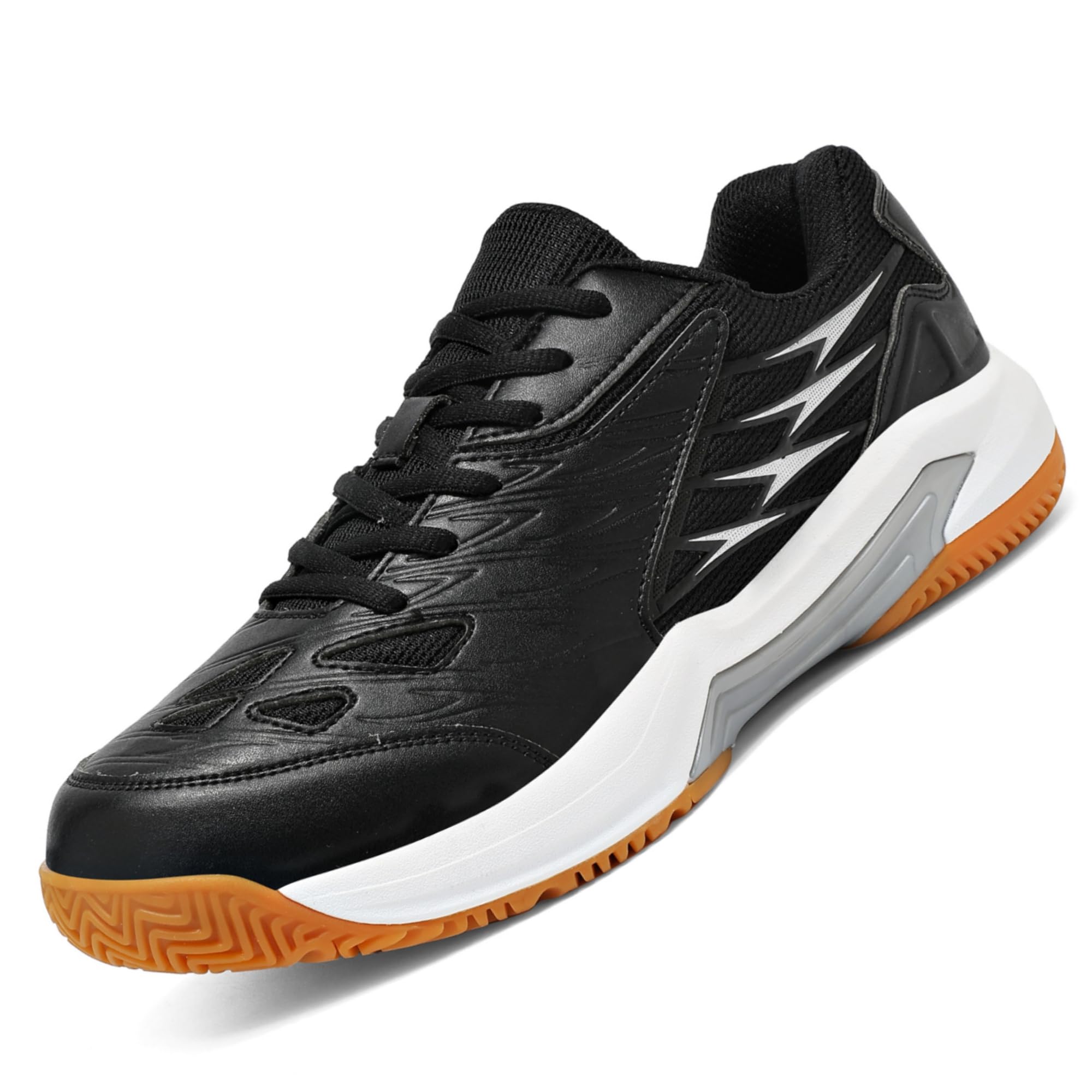 Zapatos de pickleball para hombre, tenis y raquetbol, antideslizantes, transpirables, acolchados