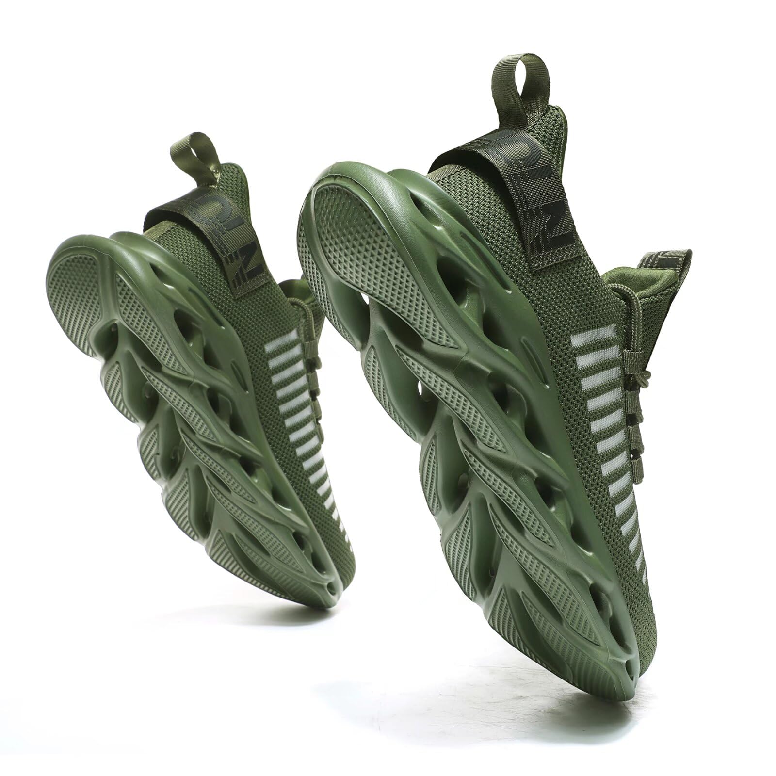 GSLMOLN - Zapatos de deporte para hombre, transpirables, ultra ligeros, casuales, deportivos, de moda, para gimnasio, sin cordones