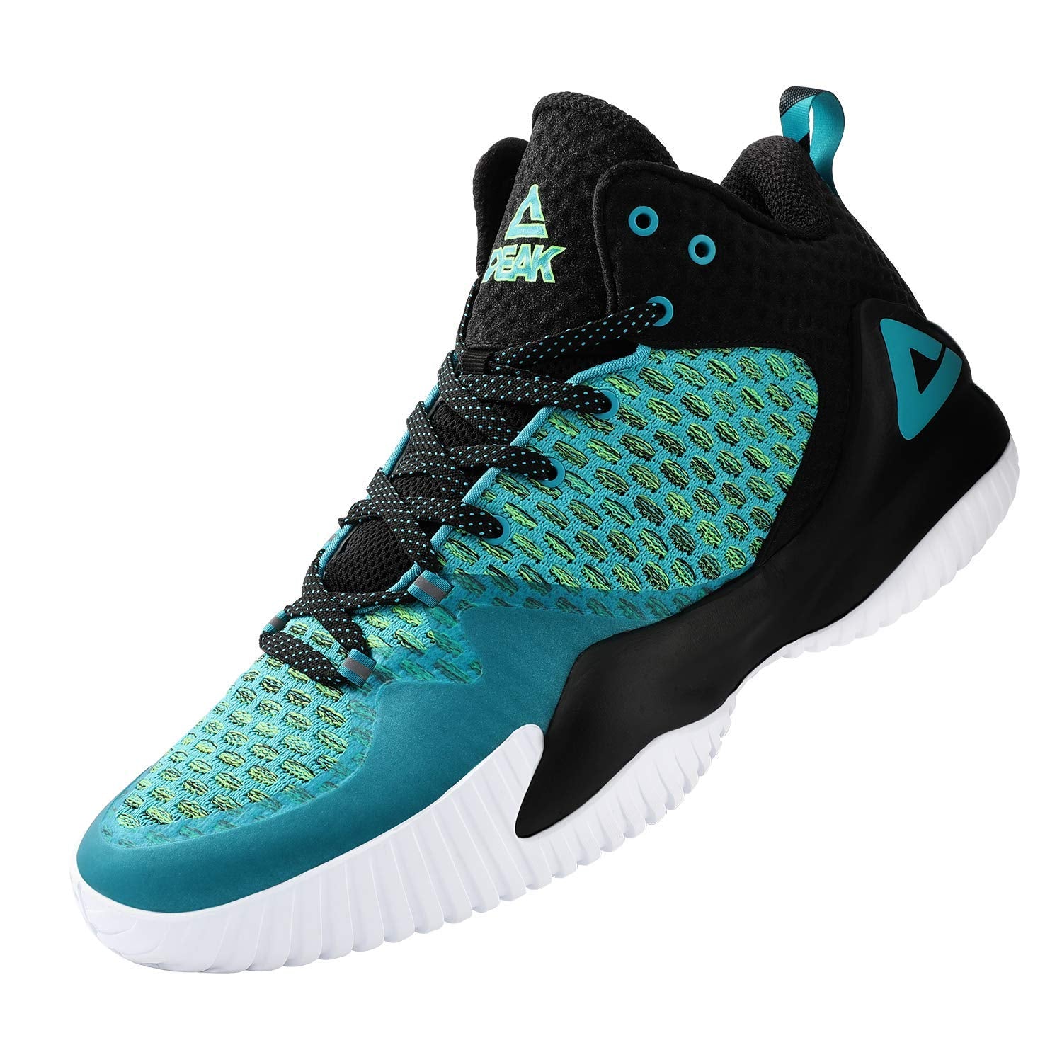 PEAK Zapatillas altas de baloncesto para hombre Lou Williams Streetball Master transpirables para exteriores, con acolchado, zapatillas deportivas para estar en forma