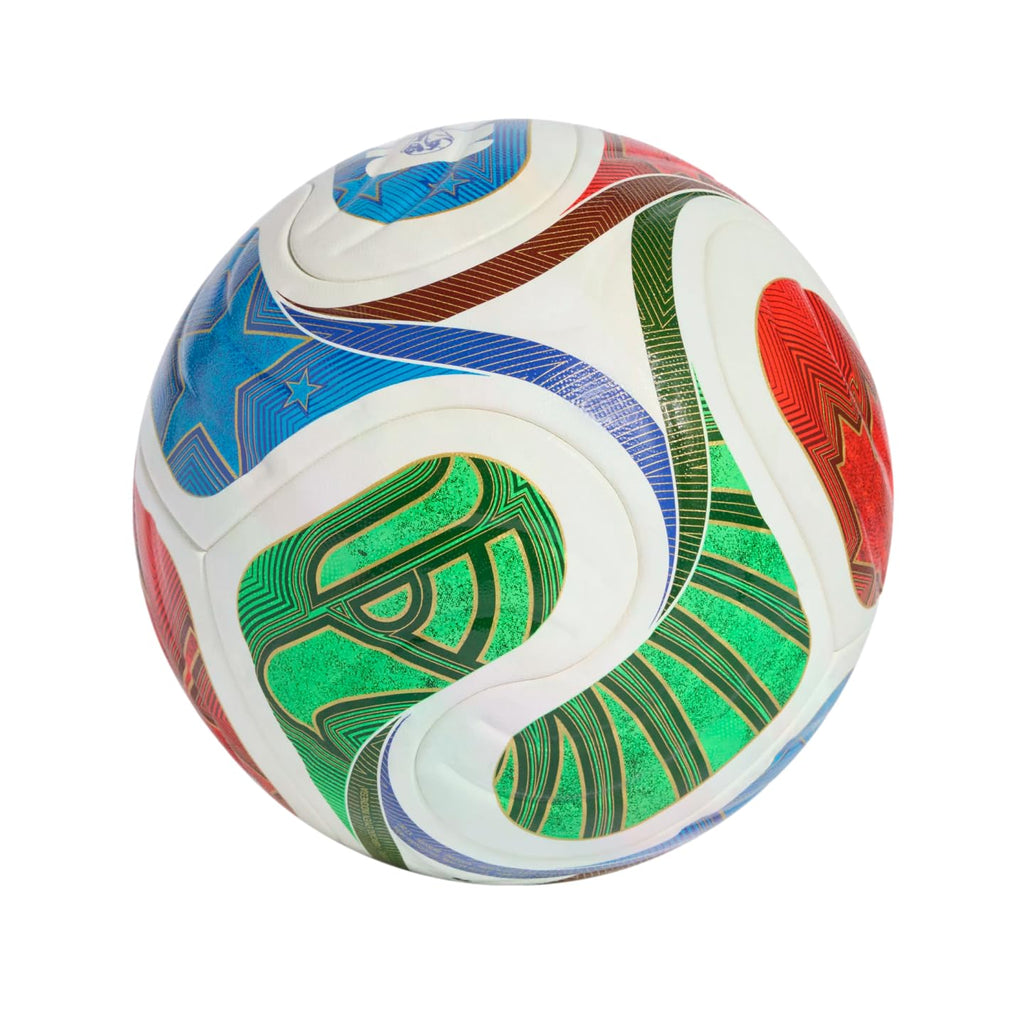adidas Pelota de competición de la Copa Mundial 2026 - Inspirada en el diseño de ondas La Ola, superficie sin costuras para precisión y estabilidad, FIFA Quality Pro
