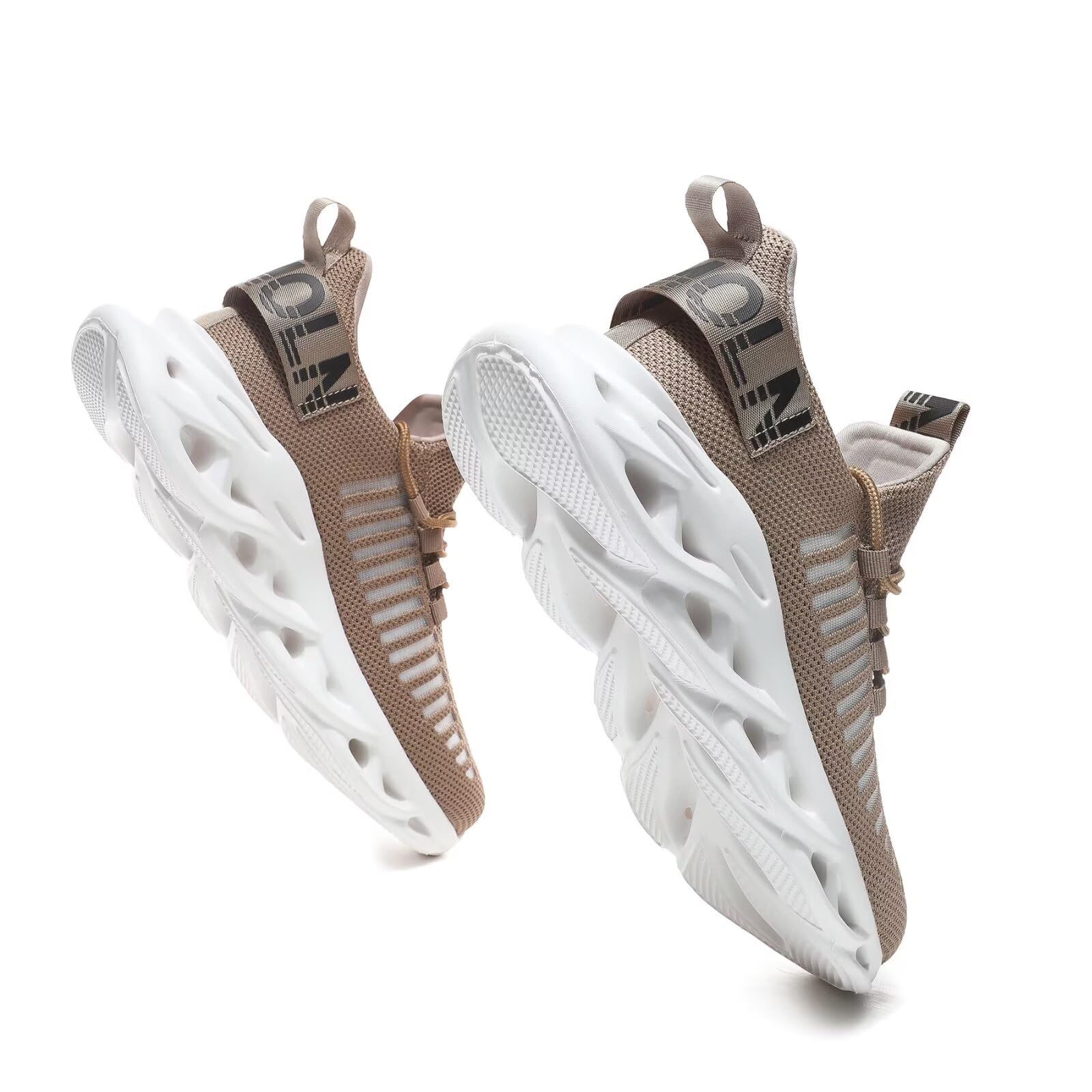 GSLMOLN - Zapatos de deporte para hombre, transpirables, ultra ligeros, casuales, deportivos, de moda, para gimnasio, sin cordones