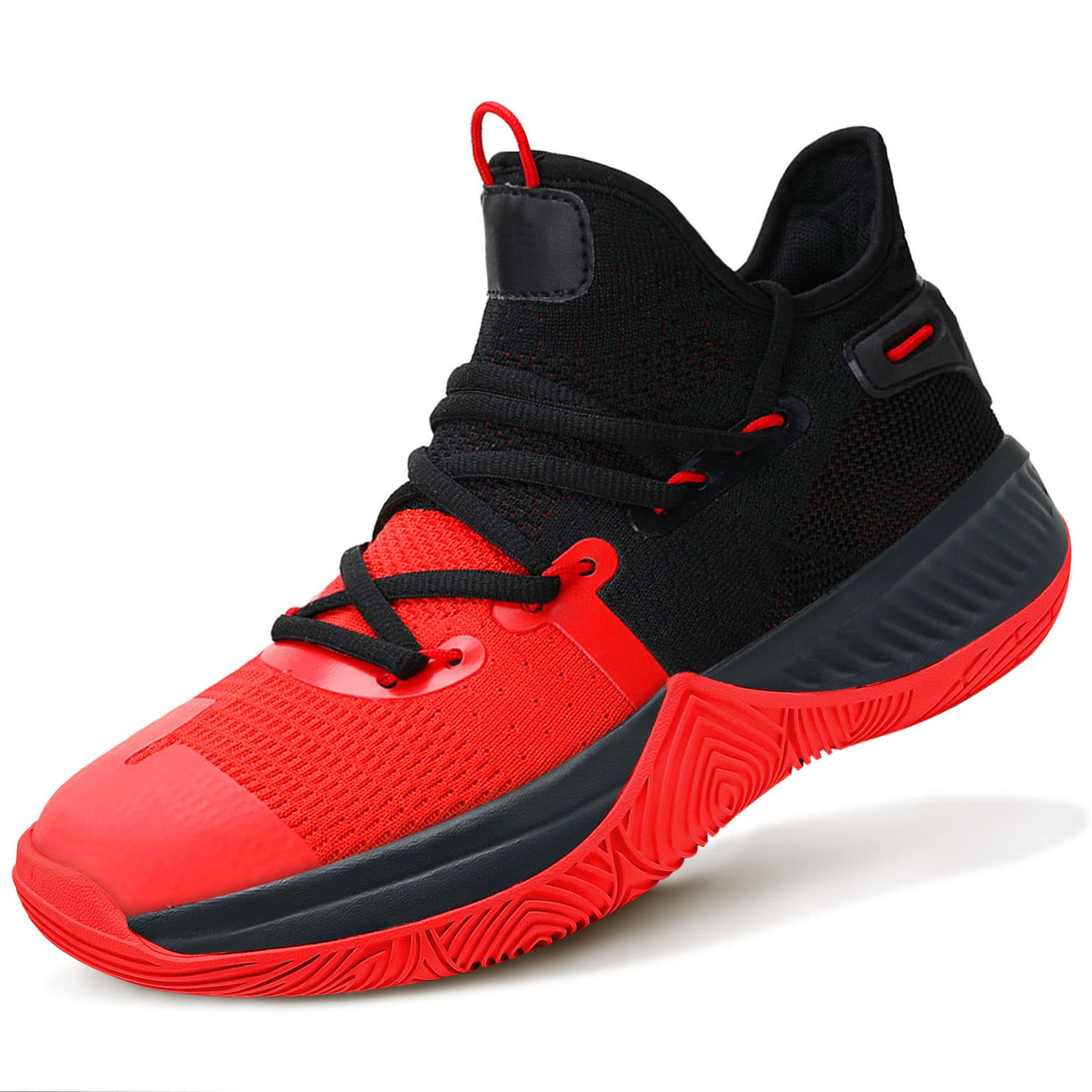 ASHION Zapatos de baloncesto ligeros para hombre