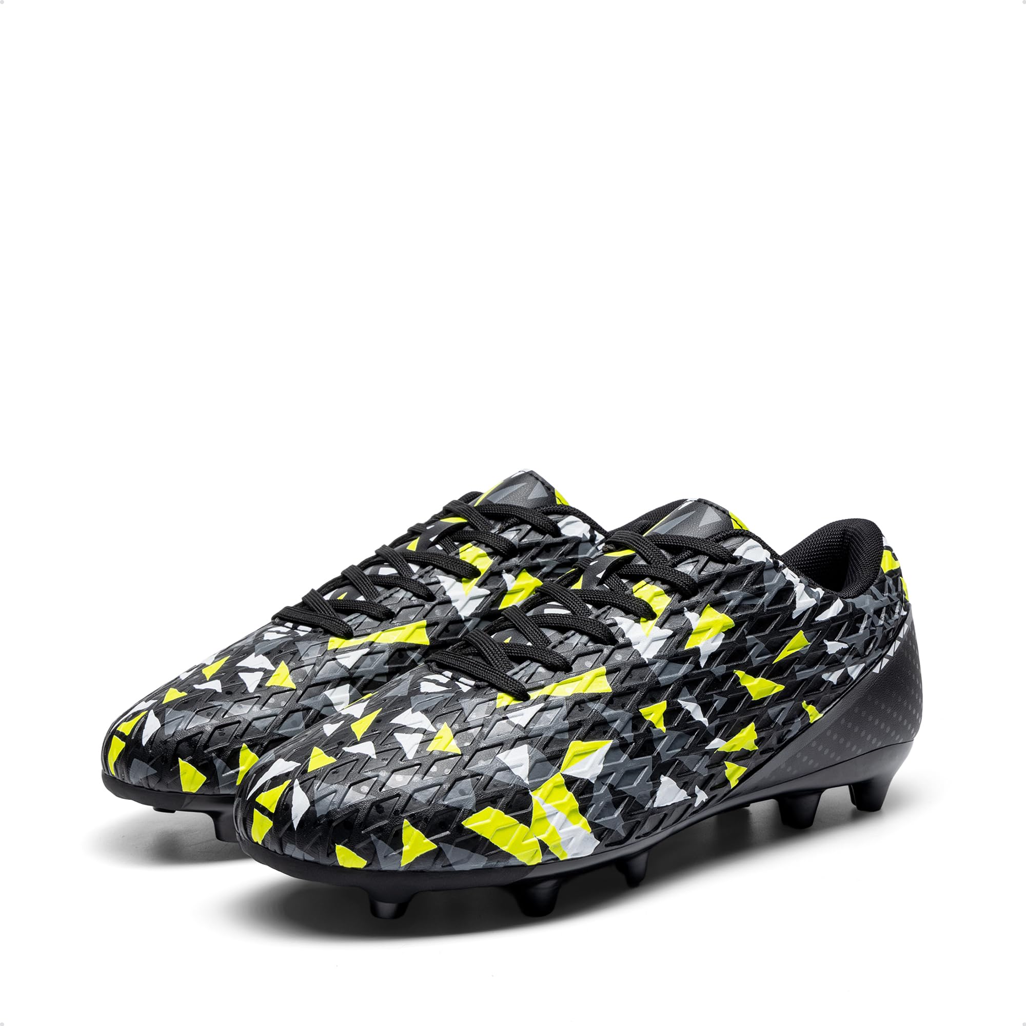 DREAM PAIRS Zapatos de fútbol para hombre, zapatos de fútbol para adultos, con cordones, firmes, atléticos, para entrenamiento al aire libre, zapatos de fútbol