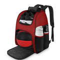 MATEIN - Bolsa de baloncesto, mochila de fútbol resistente con soporte para pelota y compartimento para zapatos, gran mochila de baloncesto para equipo de entrenamiento, mochila de baloncesto