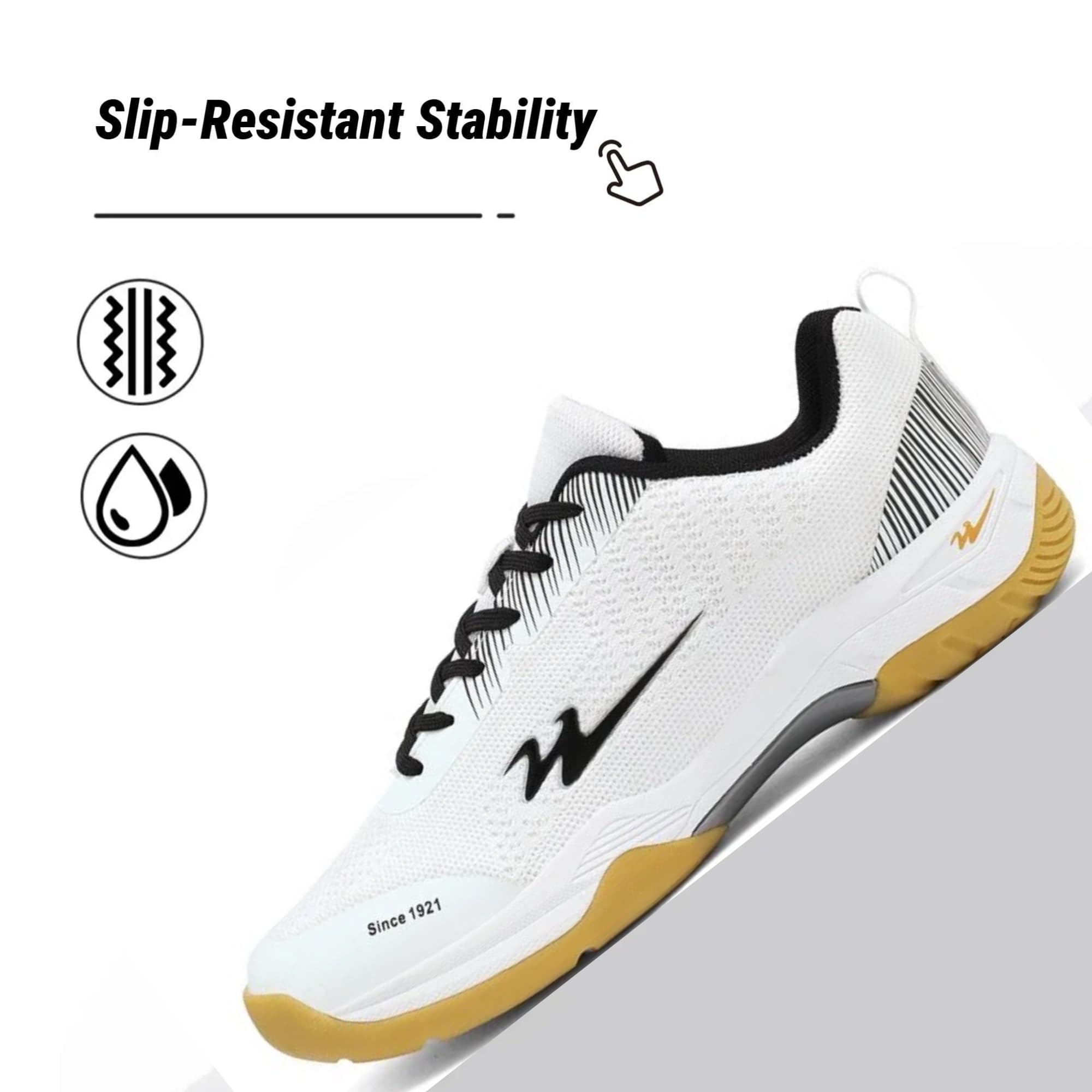 Tenis - Bádminton - Pickleball - Zapatos Unisex Antideslizantes de Pickleball y Tenis | Zapatos de Pista Ligeros y Transpirables para Hombres y Mujeres