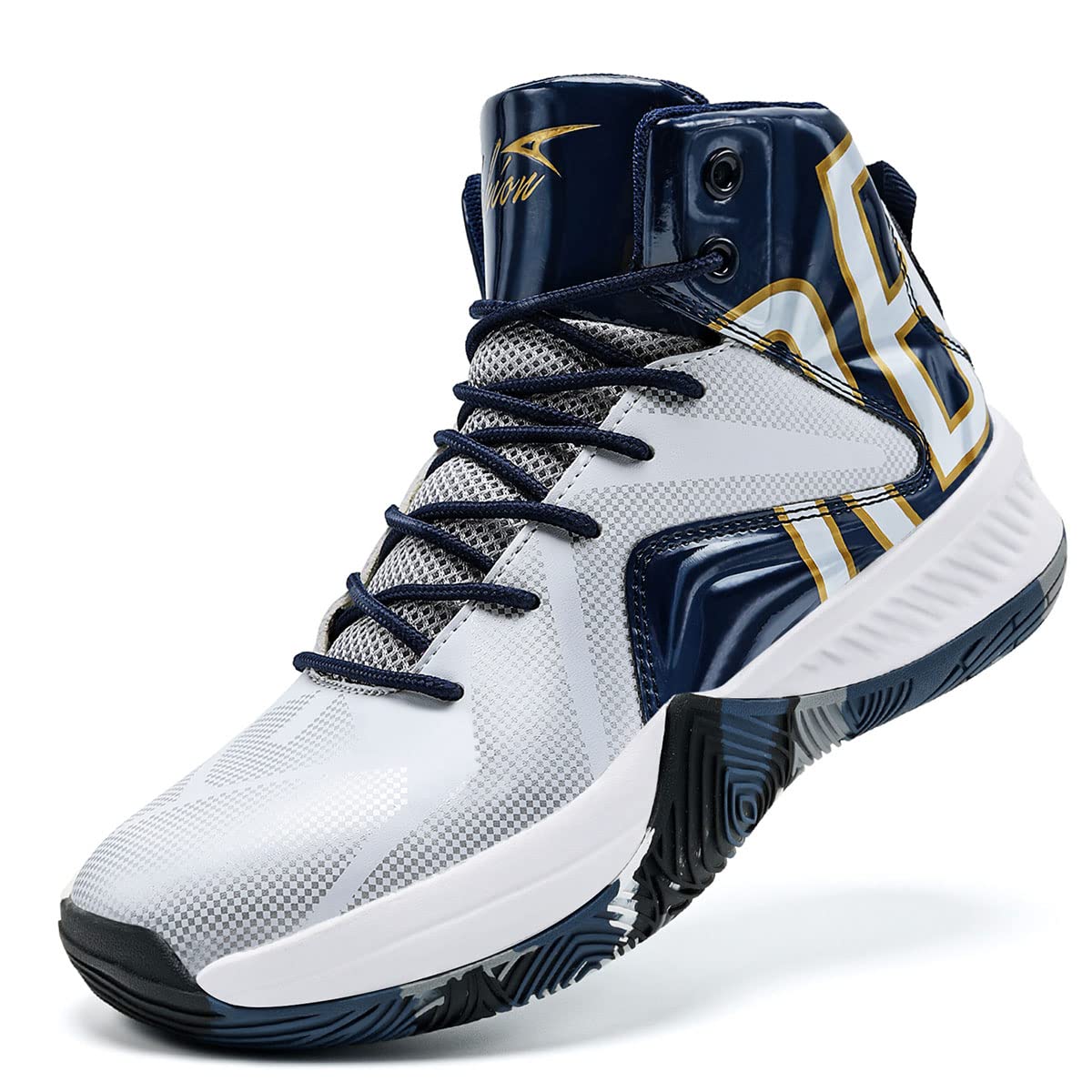 ASHION Zapatos de baloncesto ligeros para hombre