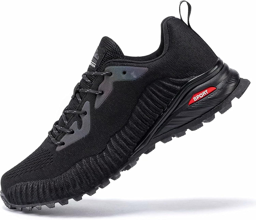 Kricely Zapato deportivo para hombre, para correr, caminar, hacer senderismo y entrenamiento funcional, para exteriores, calzado informal de hombre para entrenamiento