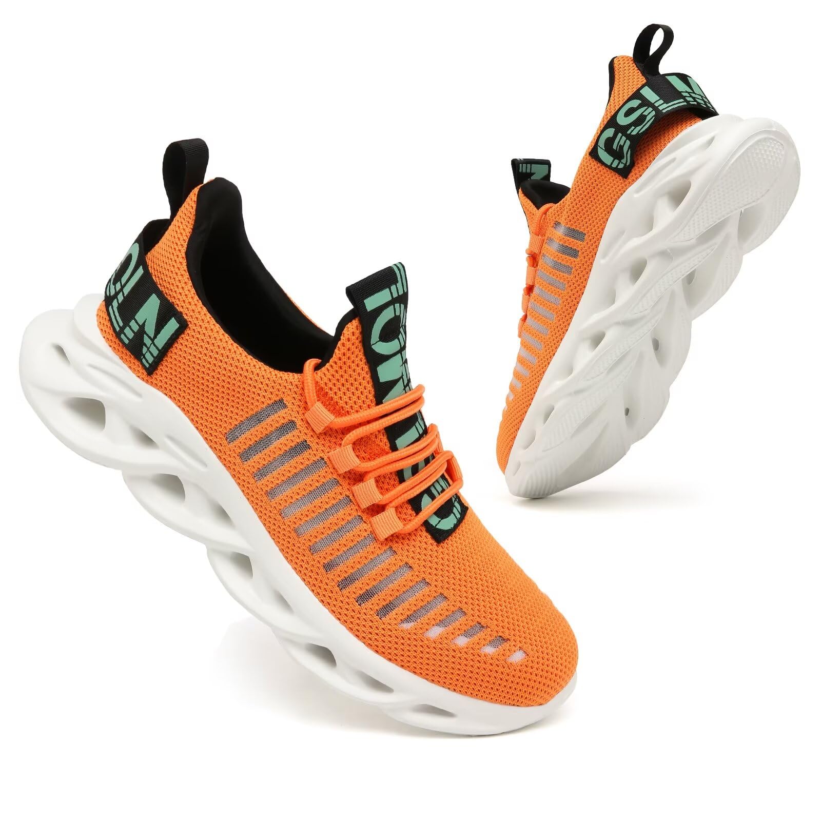 GSLMOLN Zapatos casuales para caminar para hombre, antideslizantes, transpirables, cómodos, para trabajo, gimnasio, correr, tenis, entrenamiento cruzado