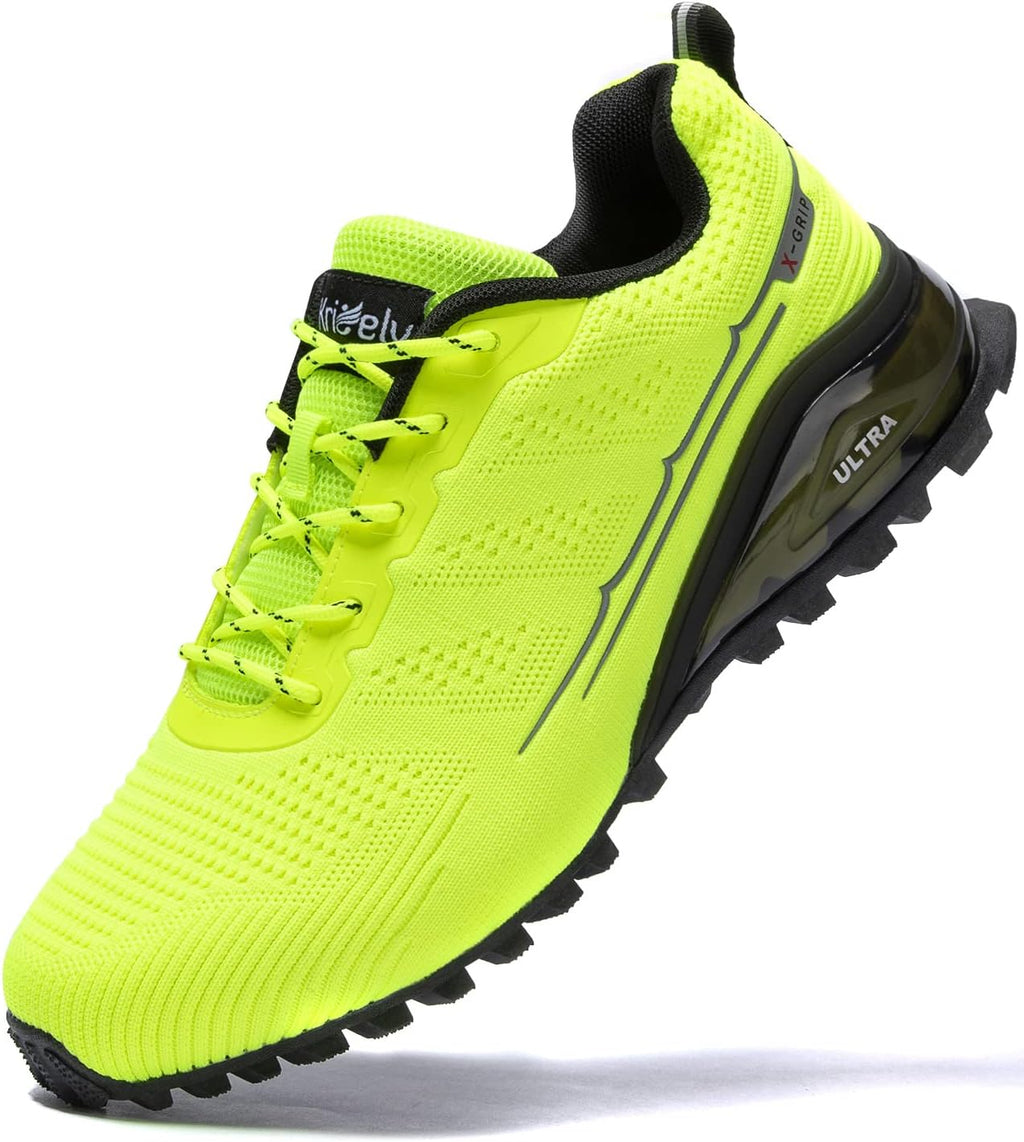 Zapatillas de moda para hombre, ligeras, transpirables, antideslizantes, para caminar, tenis, entrenamiento cruzado, para correr en senderos