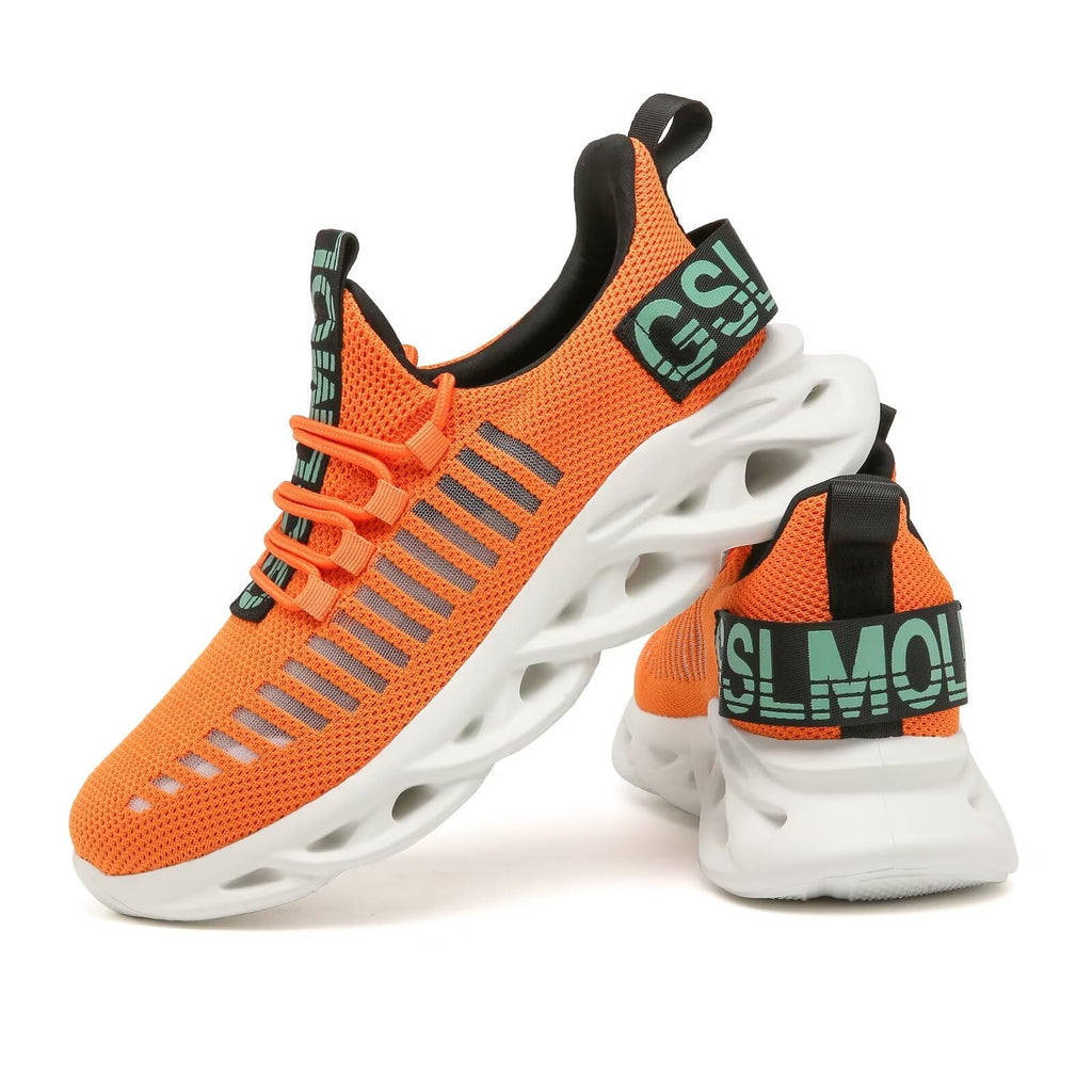 GSLMOLN Zapatos casuales para caminar para hombre, antideslizantes, transpirables, cómodos, para trabajo, gimnasio, correr, tenis, entrenamiento cruzado