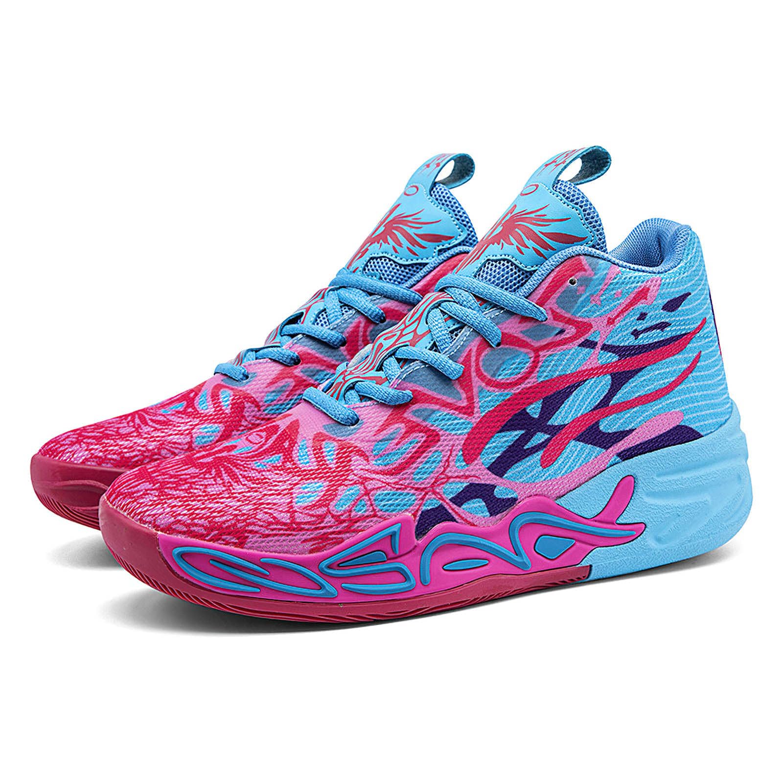 Exusiai Tenis de baloncesto para hombre, transpirables, antideslizantes, cómodos, acolchados, atléticos