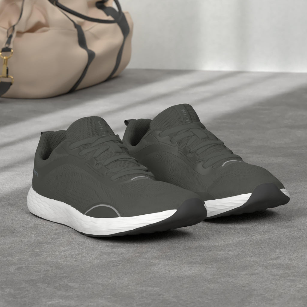 WHITIN: Zapatillas para correr Zero Drop para hombre + Caja de puntera ancha