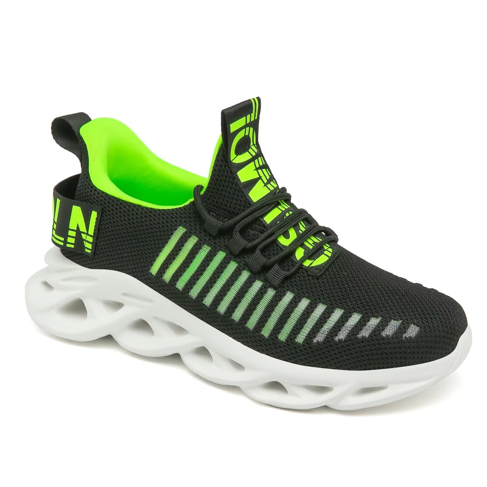 GSLMOLN Zapatos casuales para caminar para hombre, antideslizantes, transpirables, cómodos, para trabajo, gimnasio, correr, tenis, entrenamiento cruzado