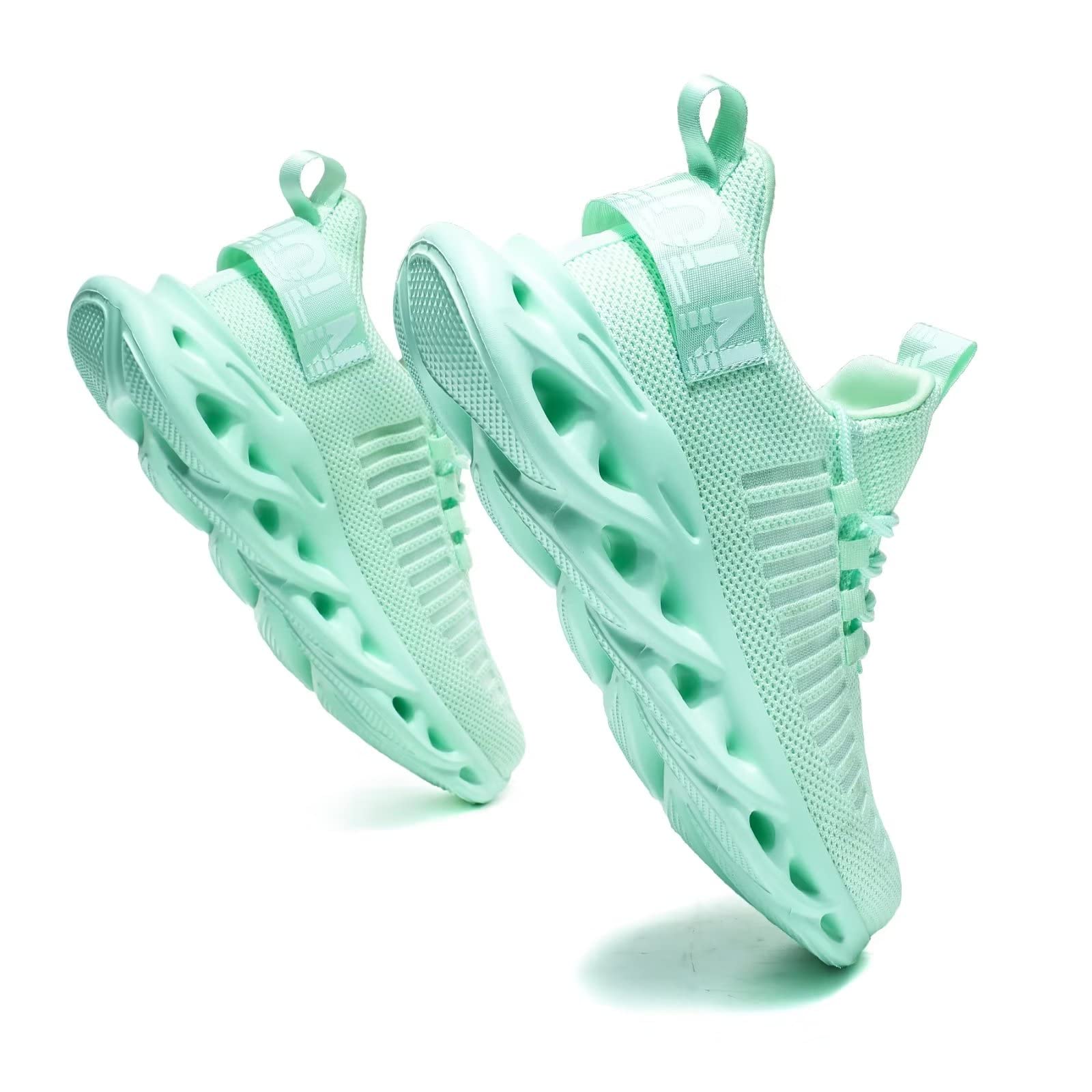 GSLMOLN - Zapatos de deporte para hombre, transpirables, ultra ligeros, casuales, deportivos, de moda, para gimnasio, sin cordones