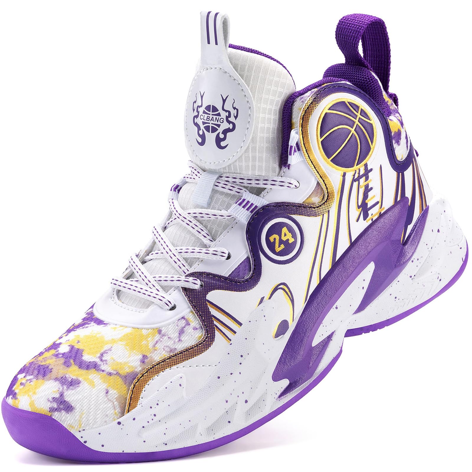 Moodeng Zapatos de baloncesto para hombre, antideslizantes, transpirables, para correr, Fahsion, ligeros, para gimnasio al aire libre