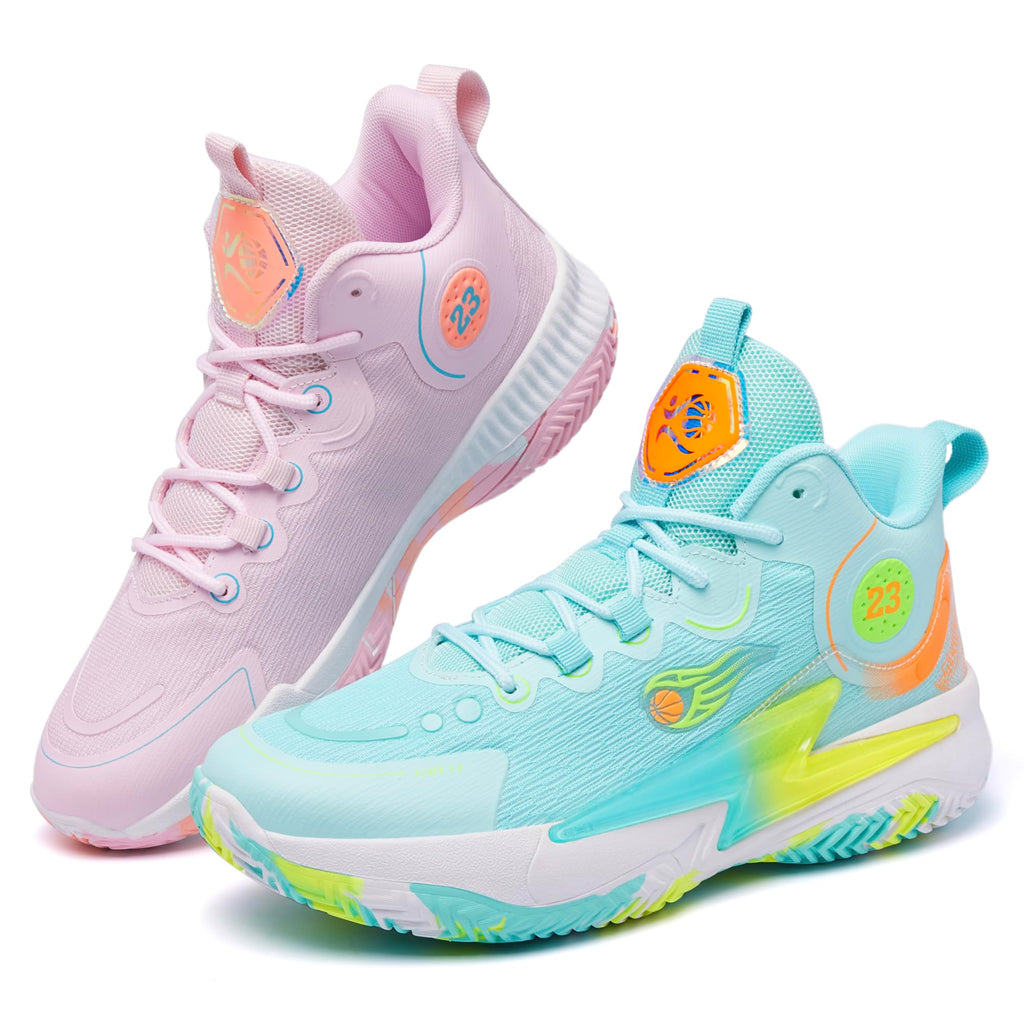 Zapatos de baloncesto para mujer y hombre, transpirables, cómodos, de voleibol, a la moda, antideslizantes, para deportes al aire libre para mujer y hombre