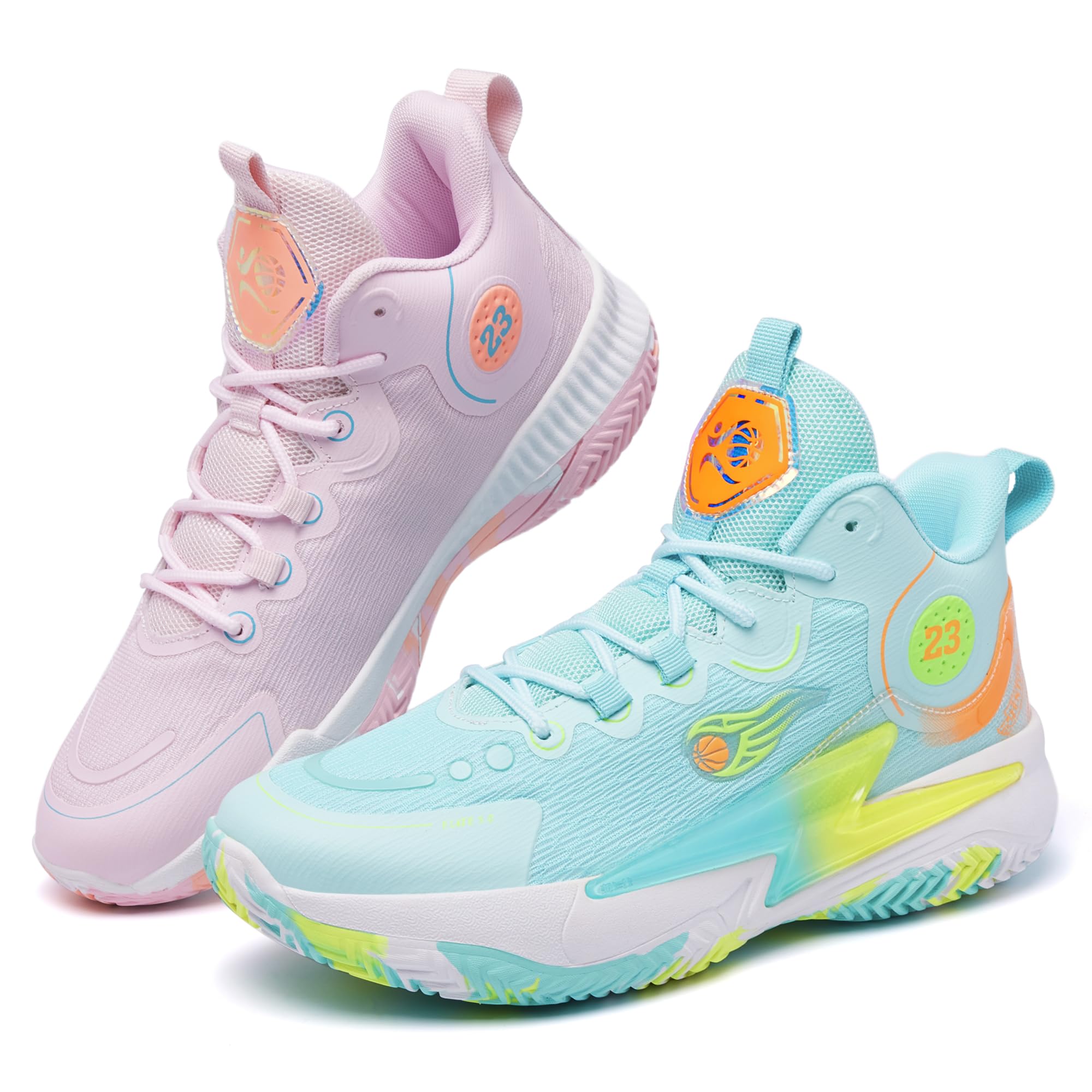 Zapatos de baloncesto para mujer y hombre, transpirables, cómodos, de voleibol, a la moda, antideslizantes, para deportes al aire libre para mujer y hombre