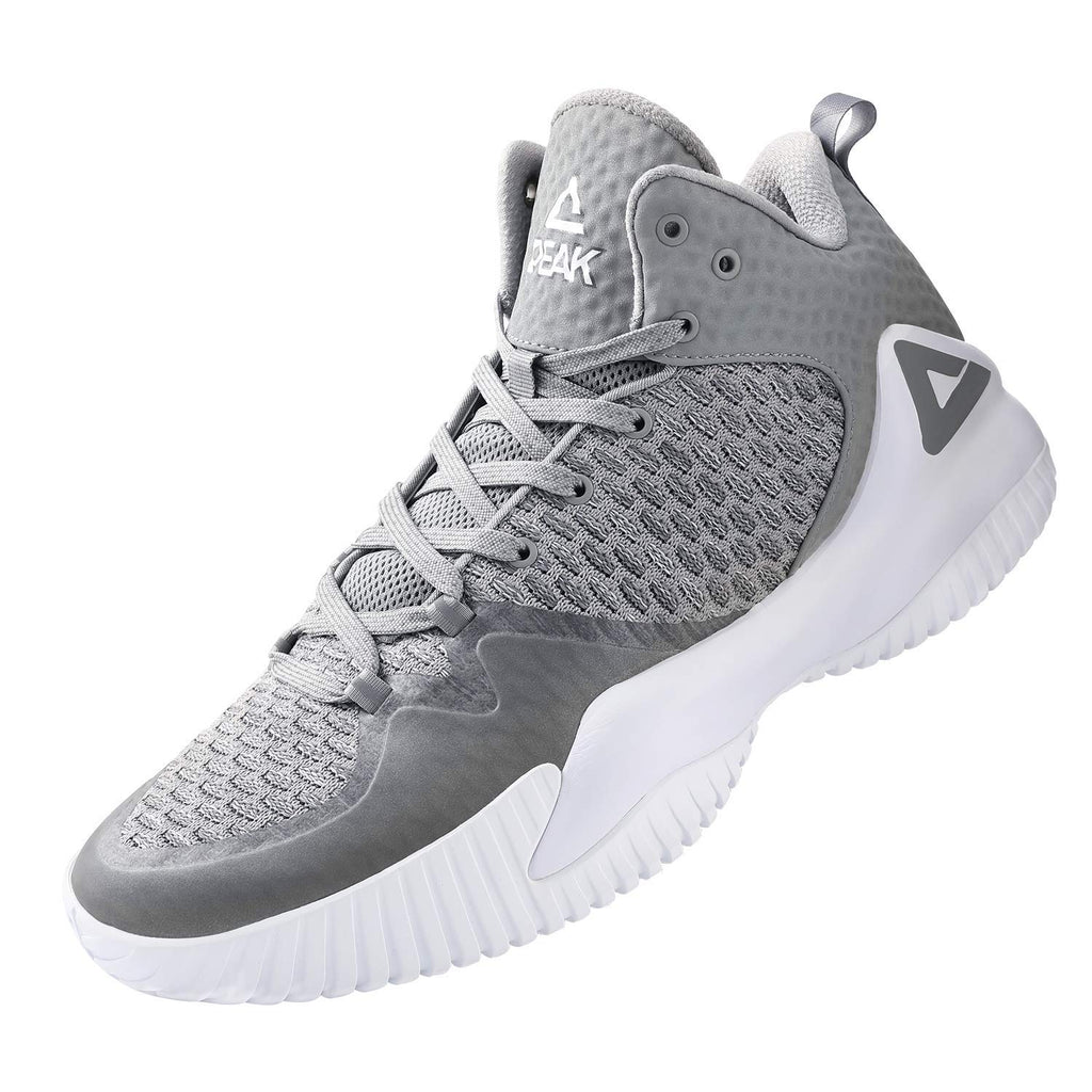PEAK Zapatillas altas de baloncesto para hombre Lou Williams Streetball Master transpirables para exteriores, con acolchado, zapatillas deportivas para estar en forma