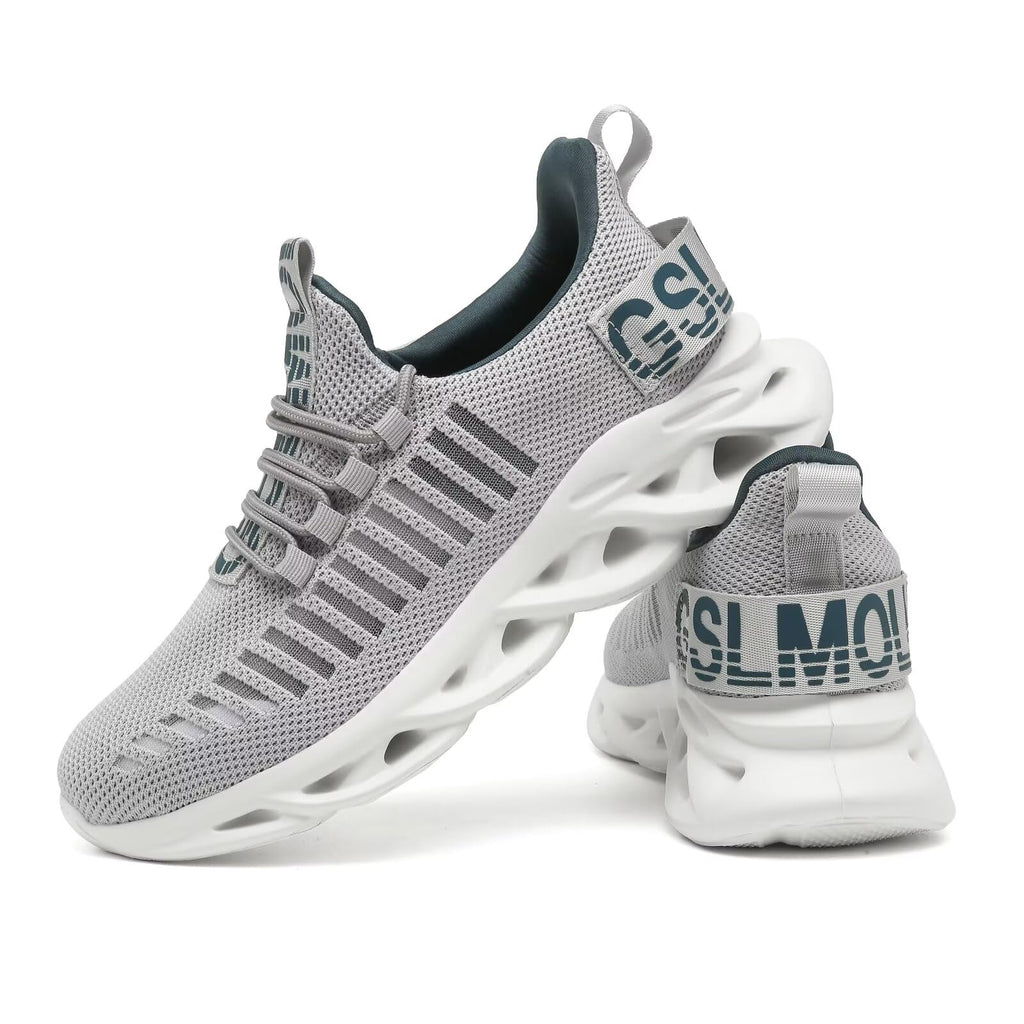 GSLMOLN Zapatos casuales para caminar para hombre, antideslizantes, transpirables, cómodos, para trabajo, gimnasio, correr, tenis, entrenamiento cruzado