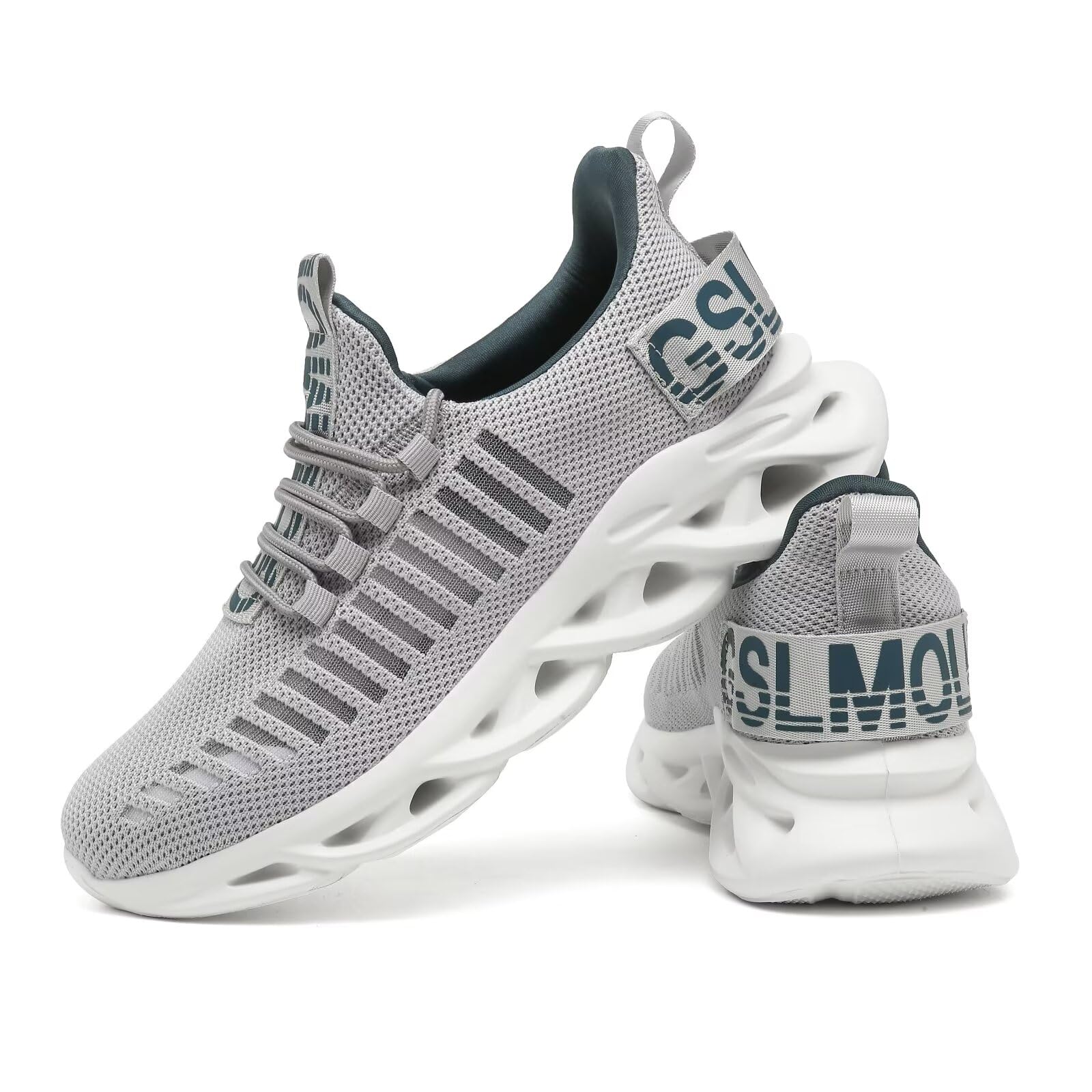 GSLMOLN Zapatos casuales para caminar para hombre, antideslizantes, transpirables, cómodos, para trabajo, gimnasio, correr, tenis, entrenamiento cruzado