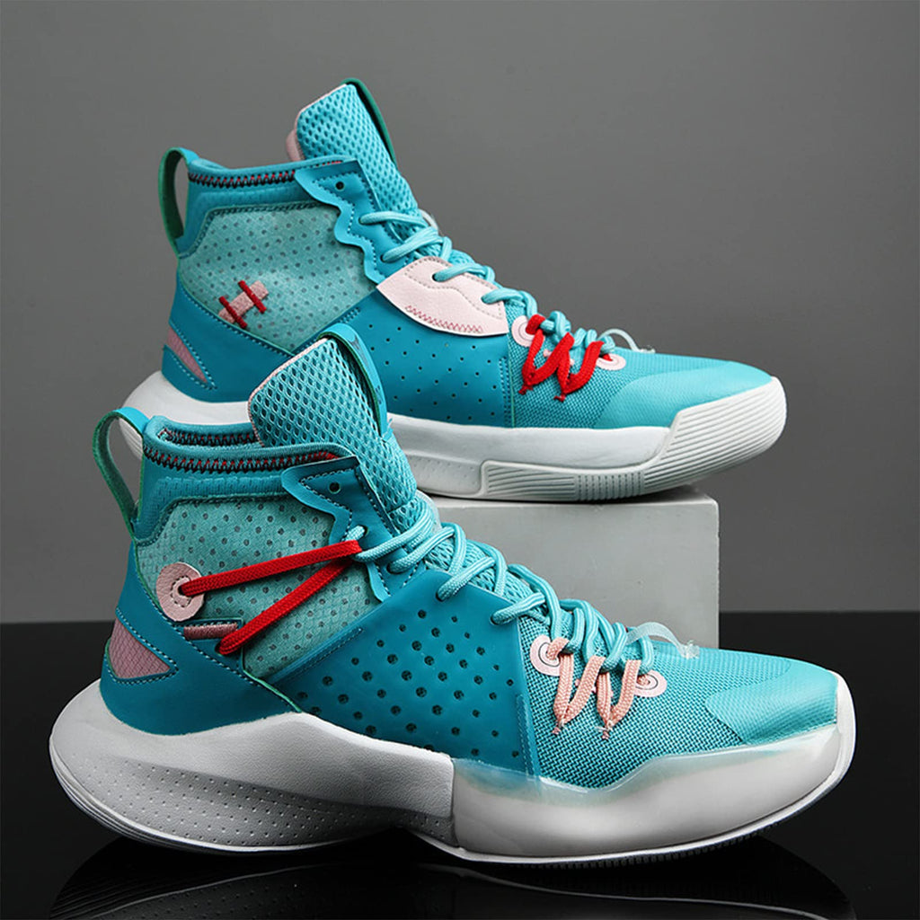 Zapatillas de baloncesto de caña alta para hombre, deportivas, de moda, antideslizantes, para correr y entrenamiento