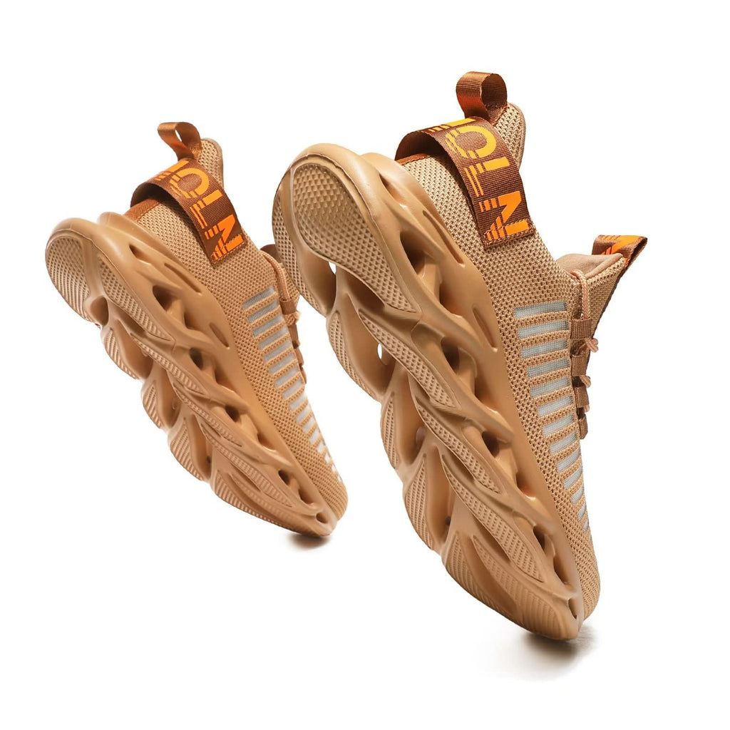 GSLMOLN - Zapatos de deporte para hombre, transpirables, ultra ligeros, casuales, deportivos, de moda, para gimnasio, sin cordones